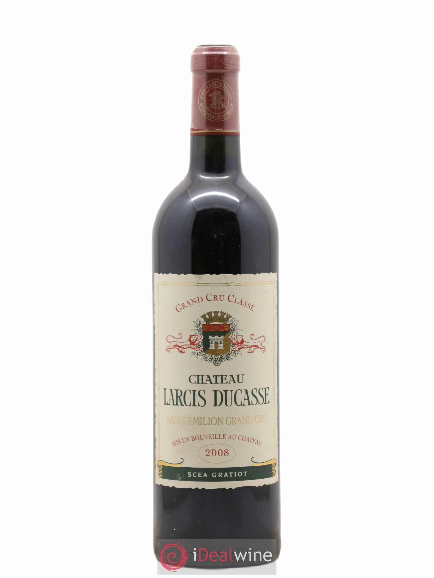 Château Larcis Ducasse 1er Grand Cru Classé B 2008 - Lot de 1 bouteille - 0