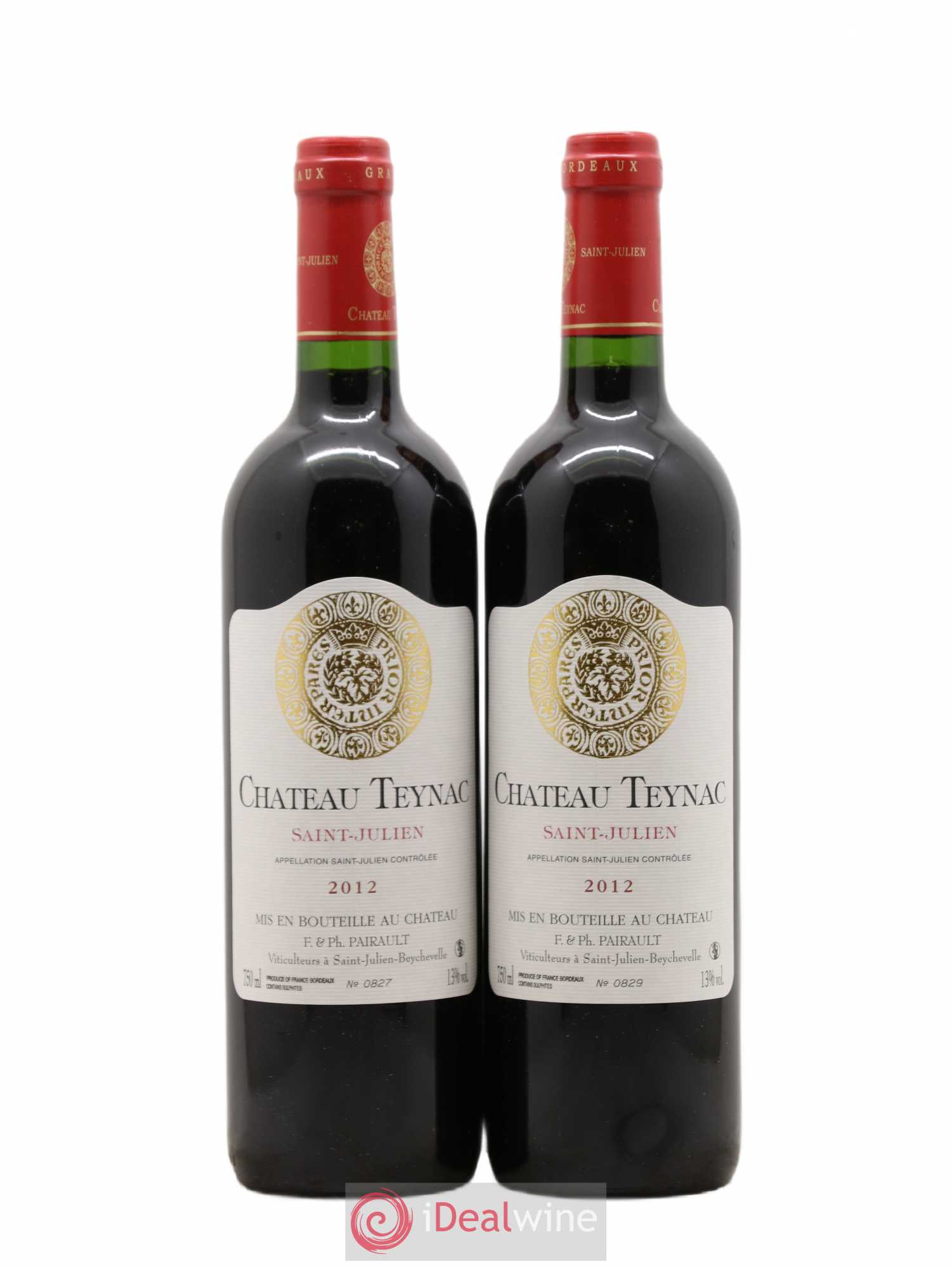 Château Teynac 2012 - Lot de 2 bouteilles - 0