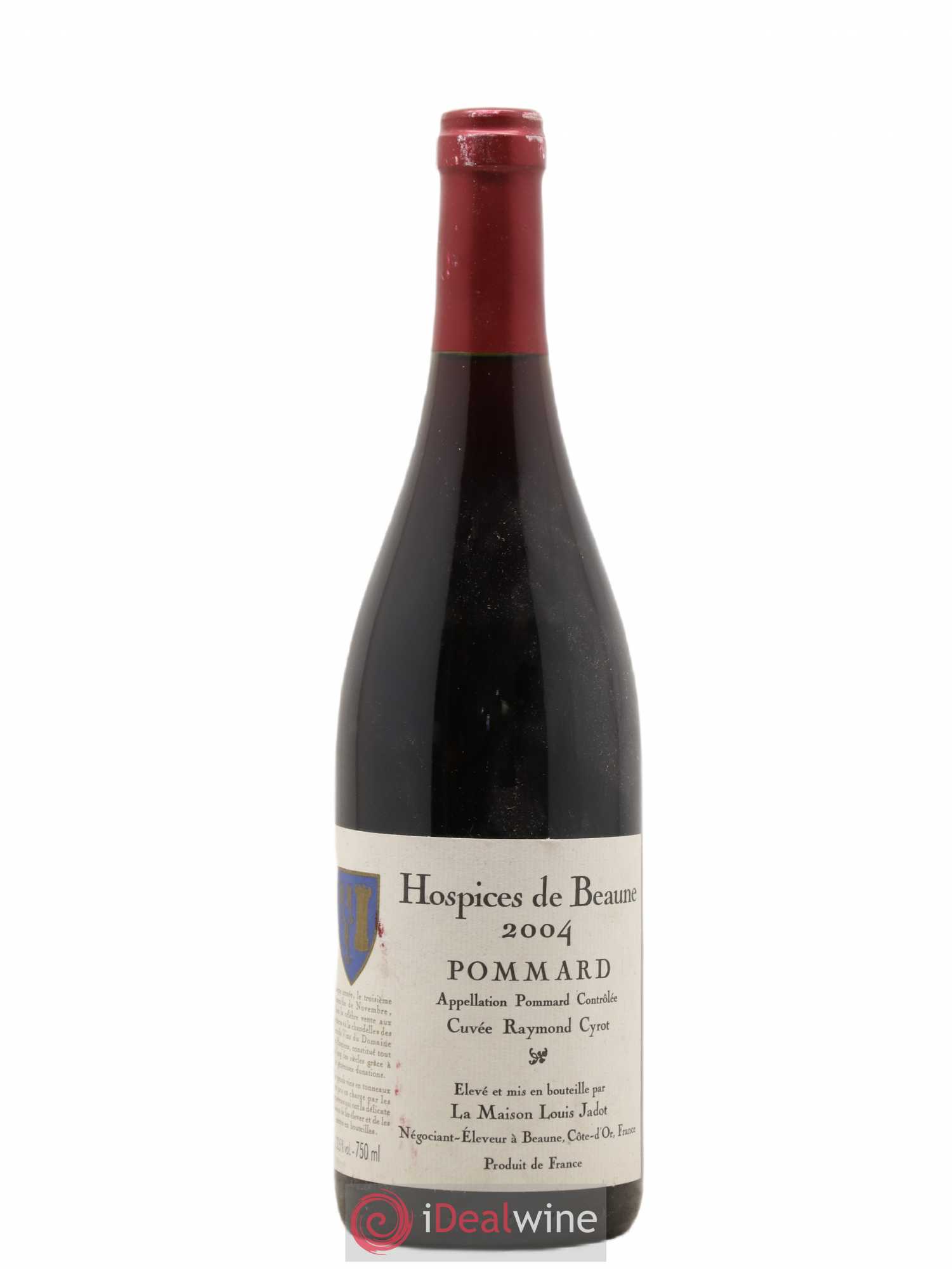 Pommard Cuvée Raymond Cyrot Hospices de Beaune Louis Jadot 2004 - Posten von 1 Flasche - 0