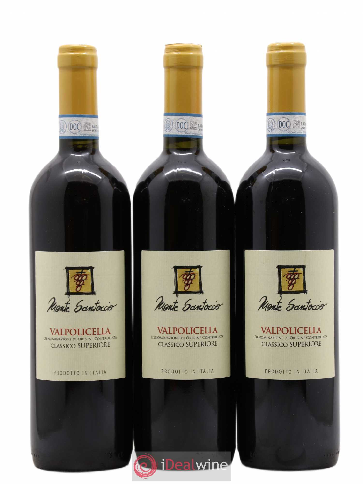 Valpolicella Classico DOC Superiore Monte Santoccio (sans prix de réserve) 2015 - Posten von 3 Flaschen - 0