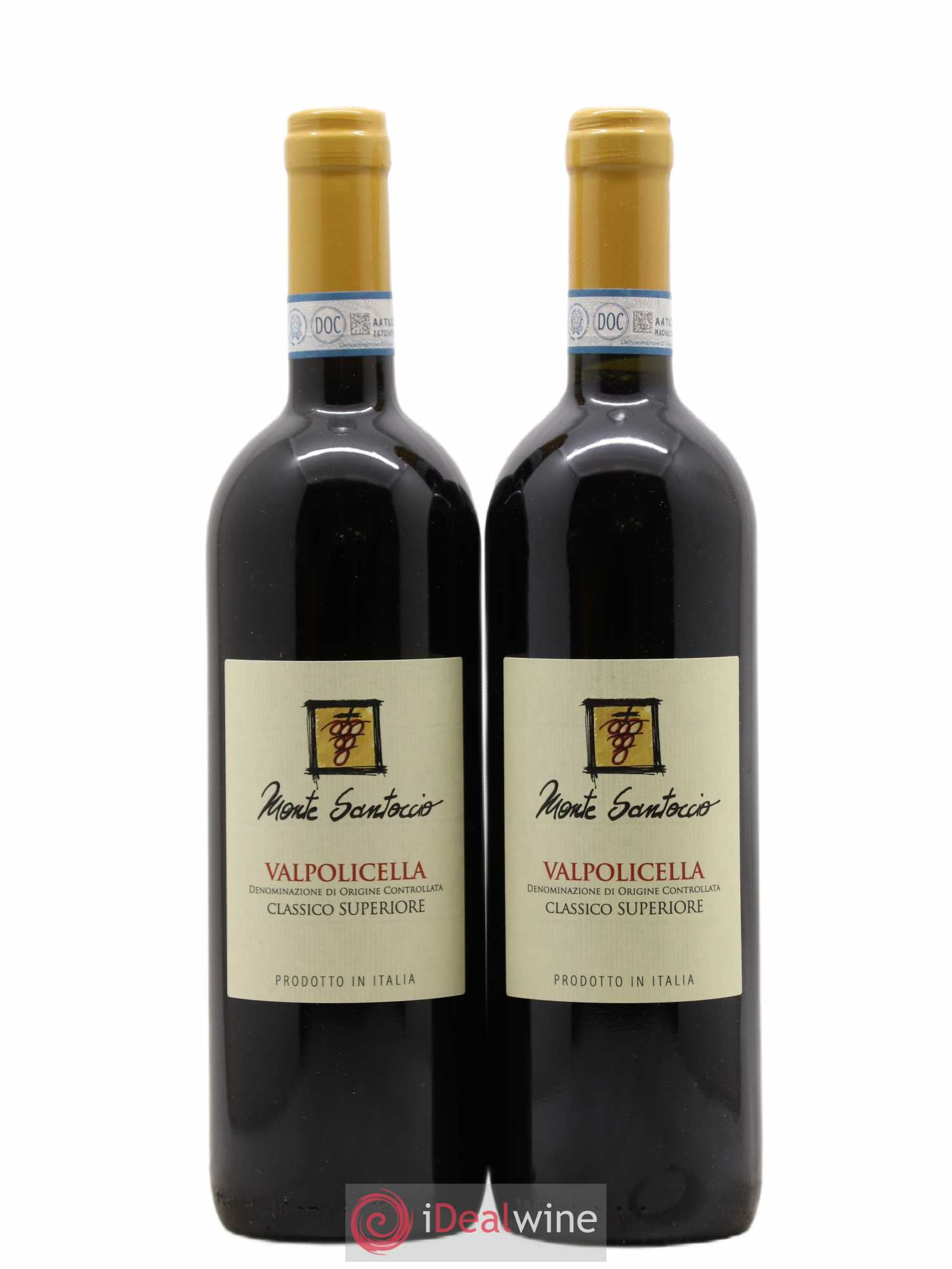 Valpolicella Classico DOC Superiore Monte Santoccio (sans prix de réserve) 2015 - Posten von 2 Flaschen - 0