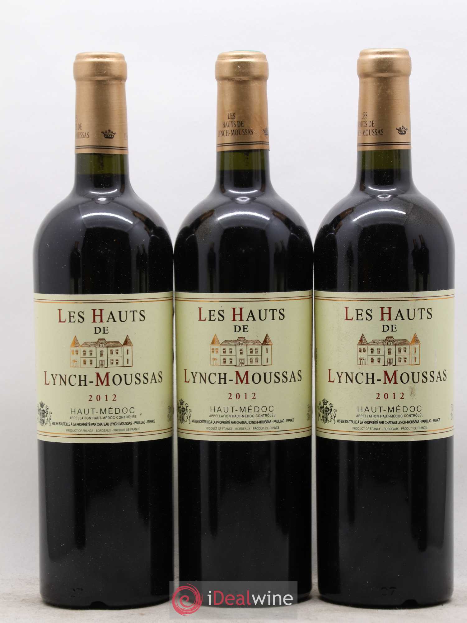 Haut Médoc Les Hauts de Lynch Moussas 2012 - Lot de 6 bouteilles - 1