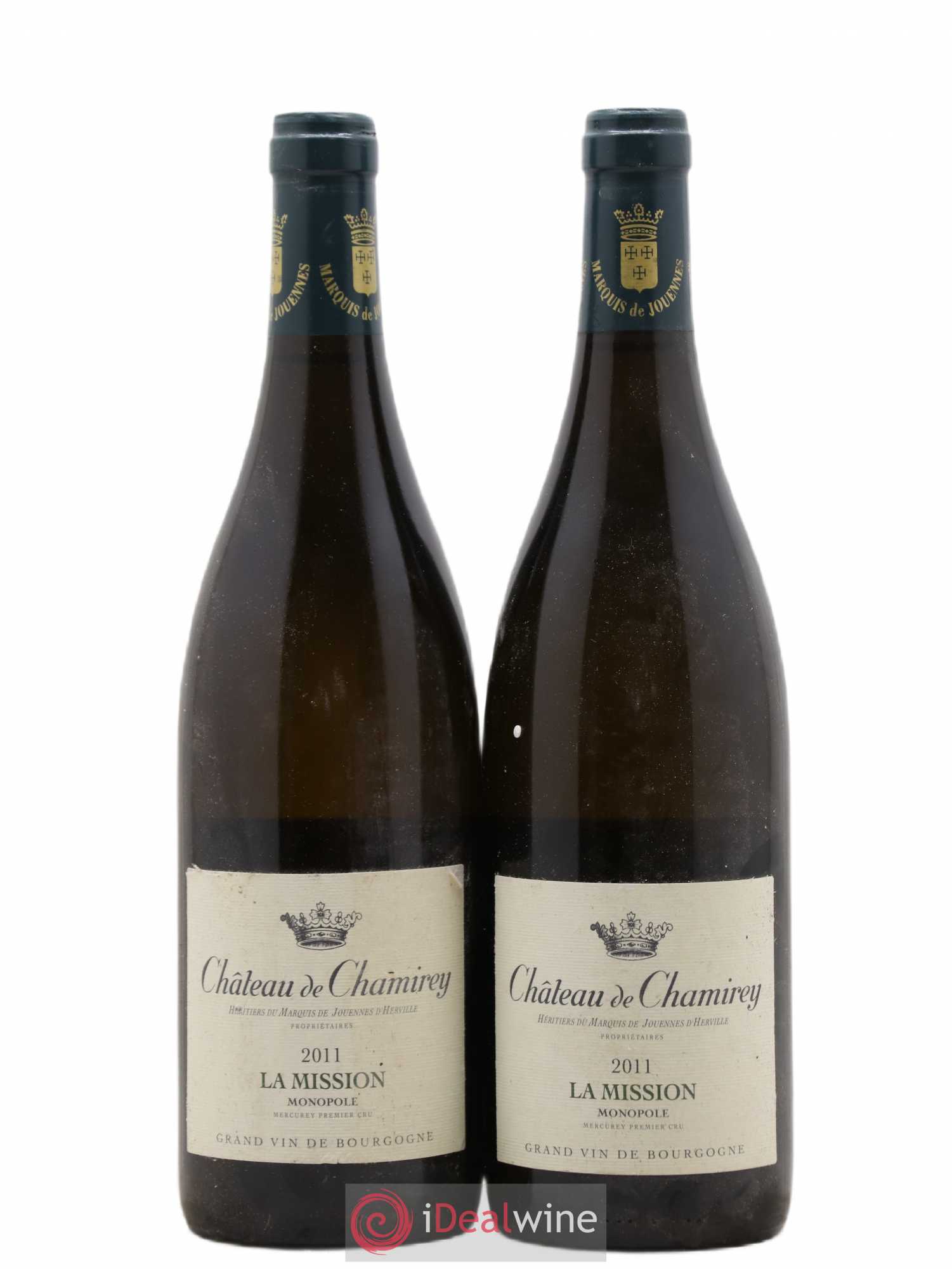 Mercurey 1er Cru La Mission Château de Chamirey 2011 - Lot de 2 bouteilles - 0