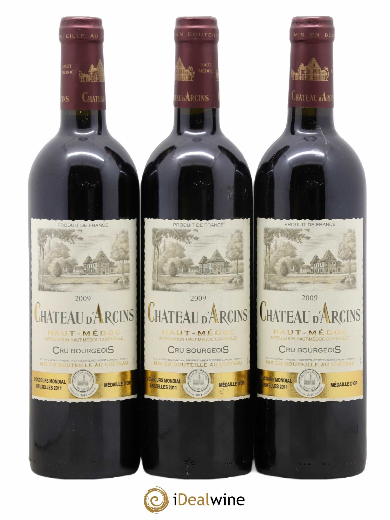 Château d' Arcins Cru Bourgeois 2009 - Lot de 6 bouteilles - 2