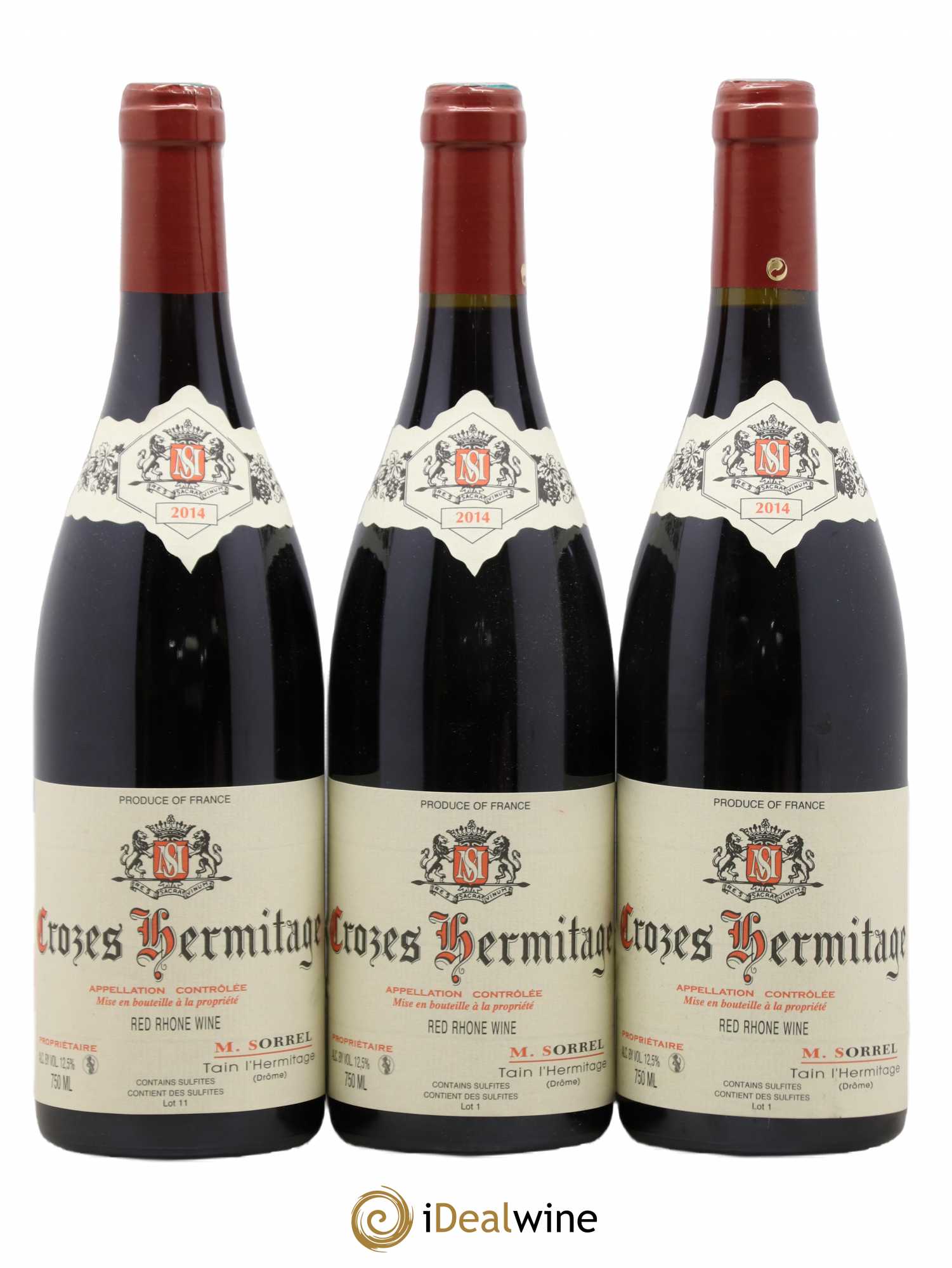 Crozes-Hermitage Marc Sorrel 2014 - Lot de 3 bouteilles - 0