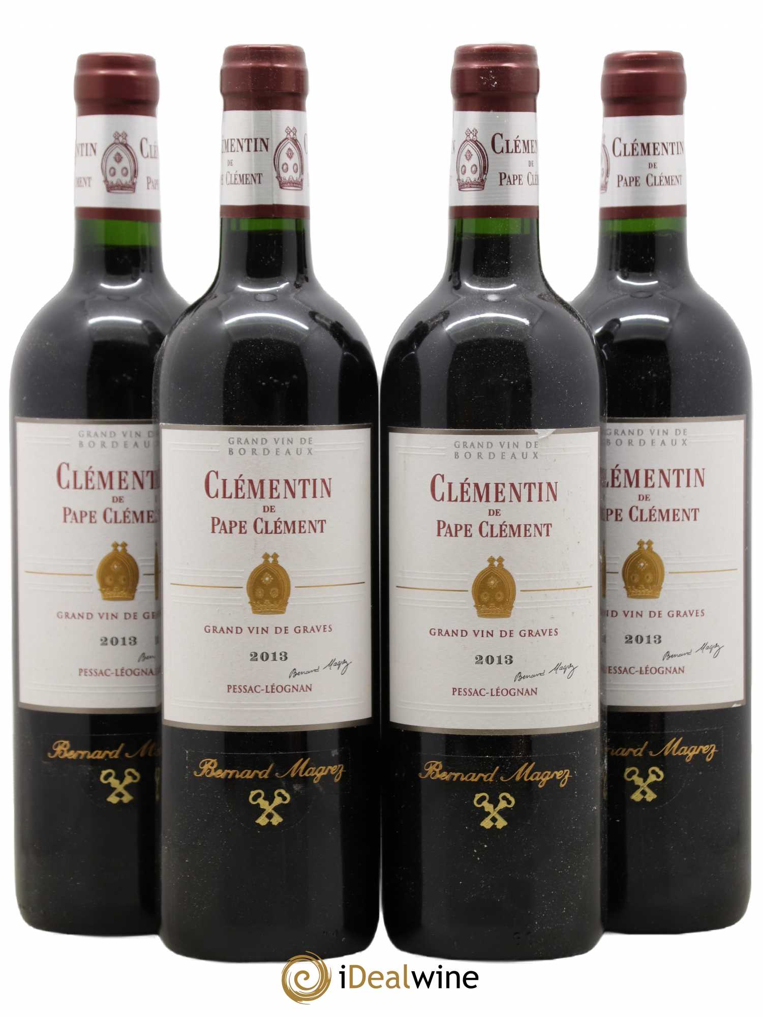 Le Clémentin de Pape Clément Second Vin 2013 - Lot de 4 bouteilles - 0