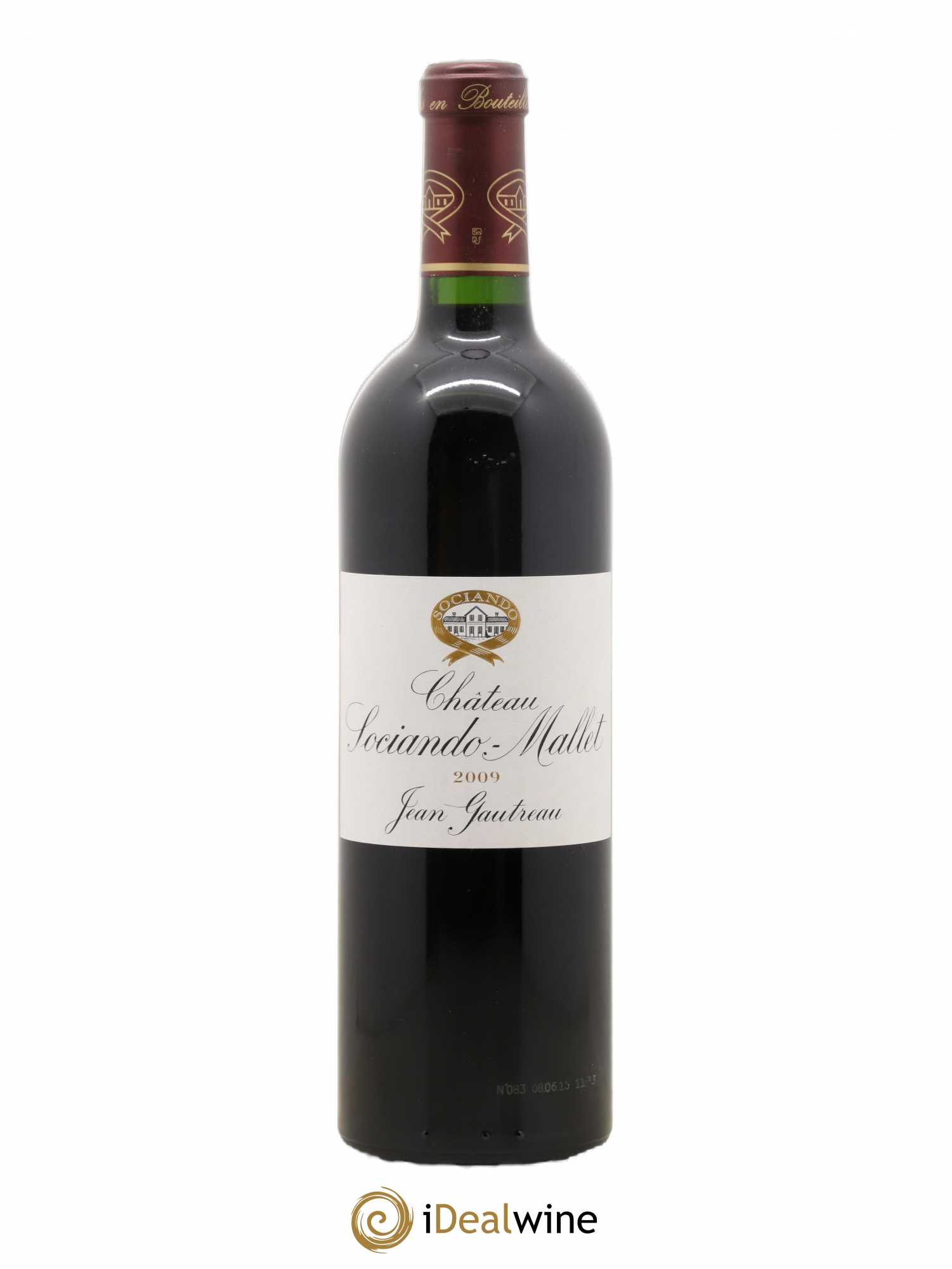 Château Sociando Mallet 2009 - Lot de 1 bouteille - 0