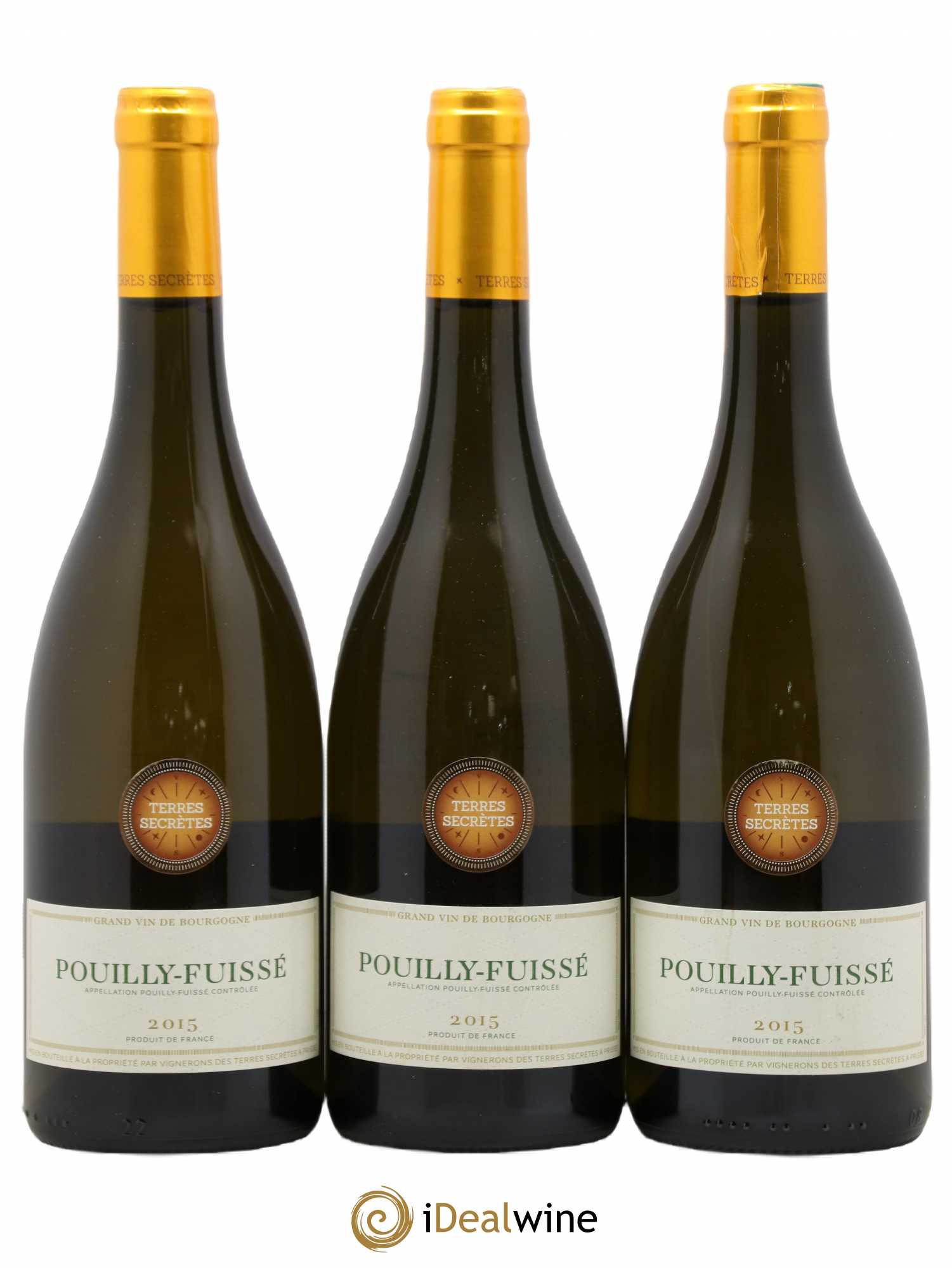 Pouilly-Fuissé Terres Secretes 2015 - Posten von 3 Flaschen - 0