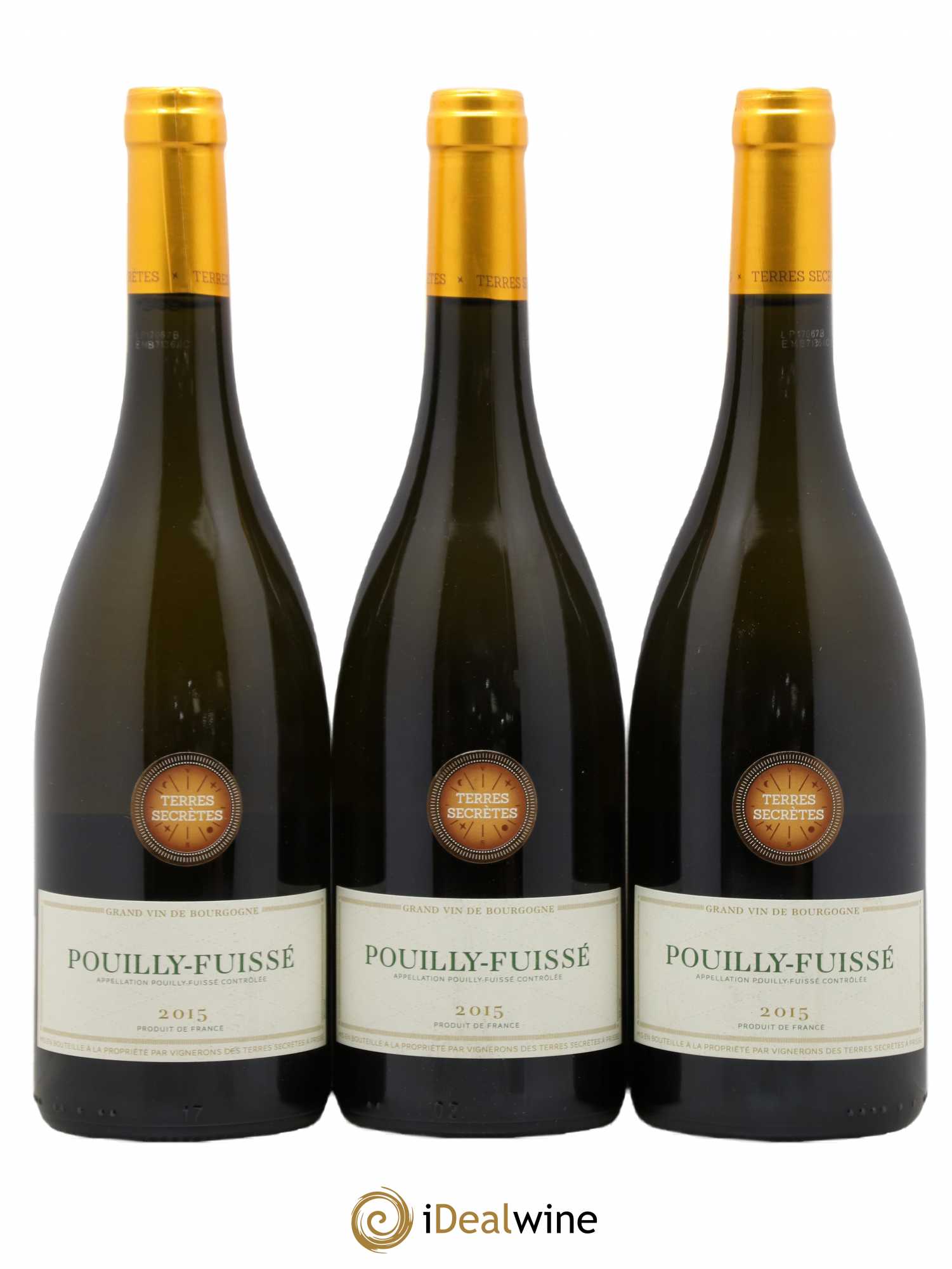 Pouilly-Fuissé Terres Secretes 2015 - Posten von 3 Flaschen - 0