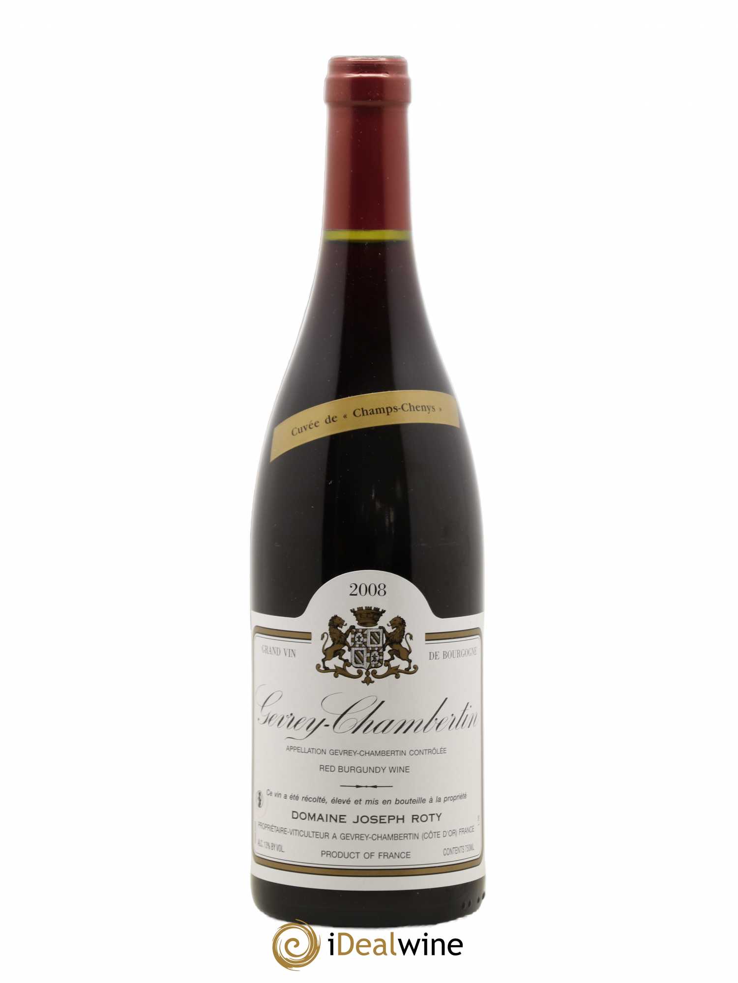 Gevrey-Chambertin Cuvée de Champs-Chenys Joseph Roty (Domaine) 2008 - Lot de 1 bouteille - 0