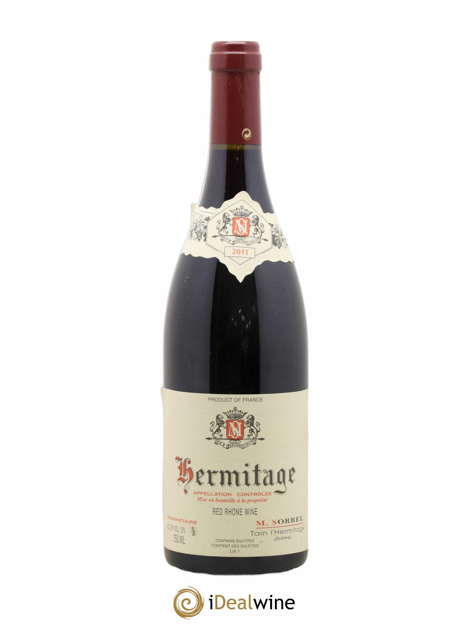 Hermitage Marc Sorrel 2011 - Lot de 1 bouteille - 0