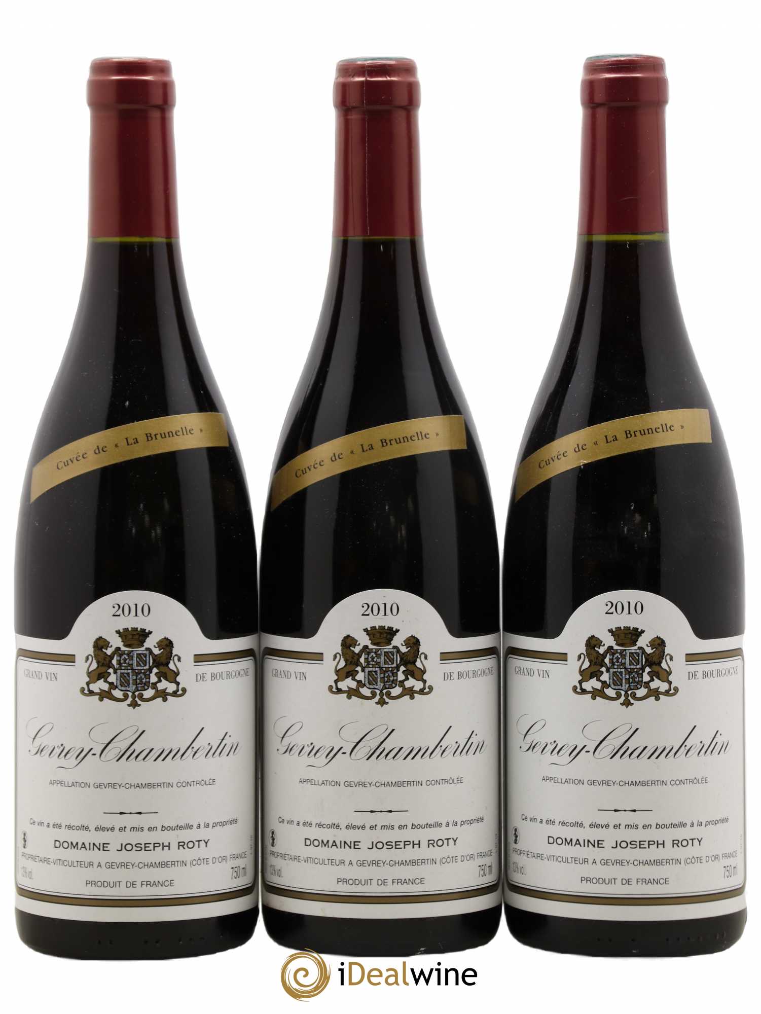 Gevrey-Chambertin Cuvée de La Brunelle J.Roty 2010 - Posten von 3 Flaschen - 0