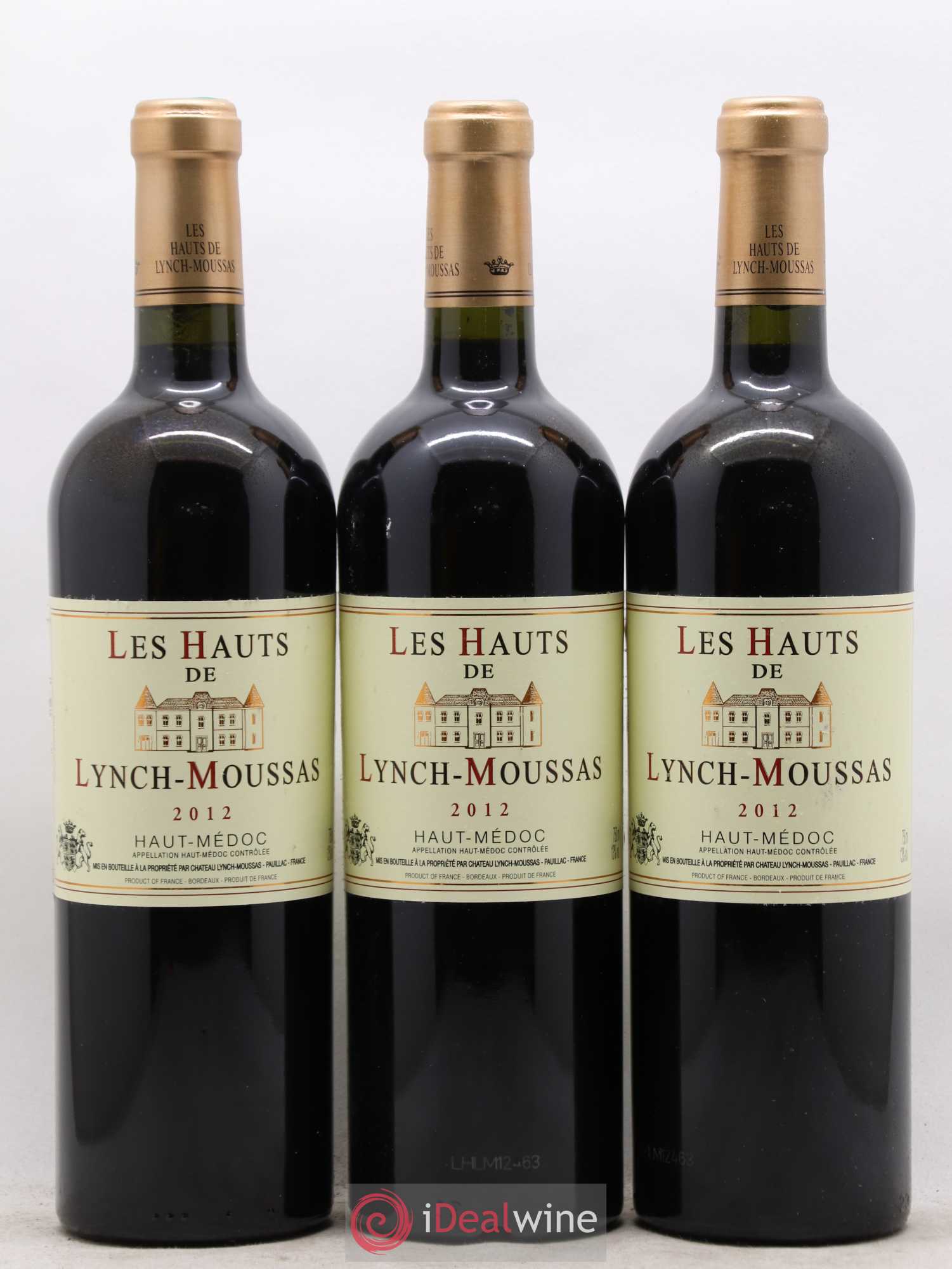 Haut Médoc Les Hauts de Lynch Moussas 2012 - Lot de 6 bouteilles - 1