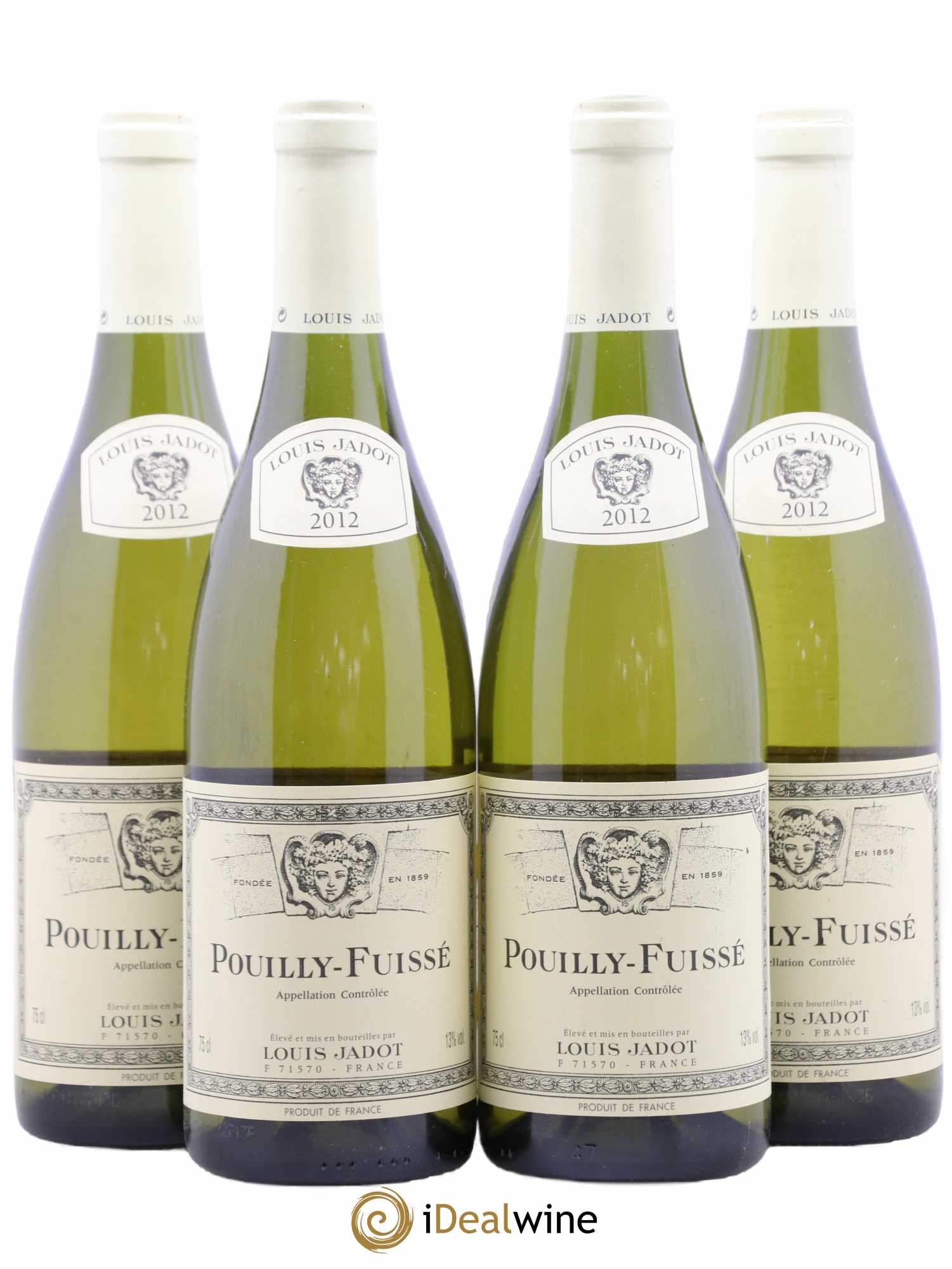 Pouilly-Fuissé Jadot 2012 - Lot de 4 bouteilles - 0