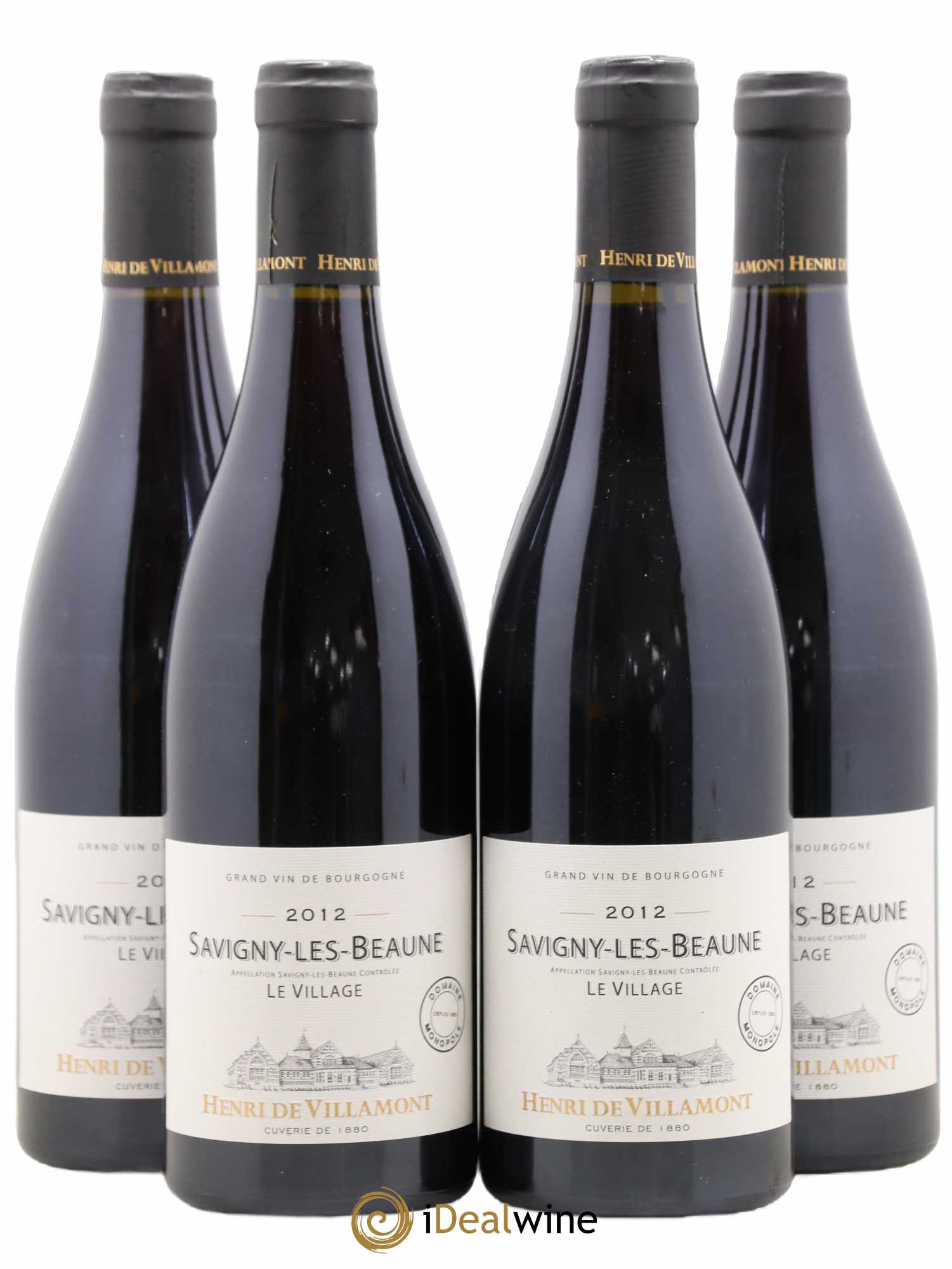 Savigny-lès-Beaune Villamont 2012 - Lot de 4 bouteilles - 0