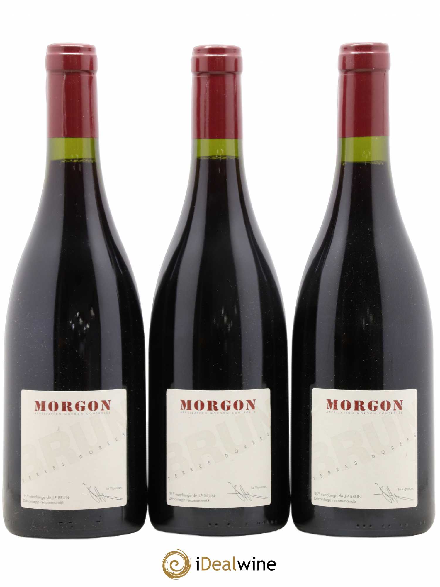 Morgon Terres dorées - J-P. Brun (Domaine des) 2014 - Lot de 3 bouteilles - 0