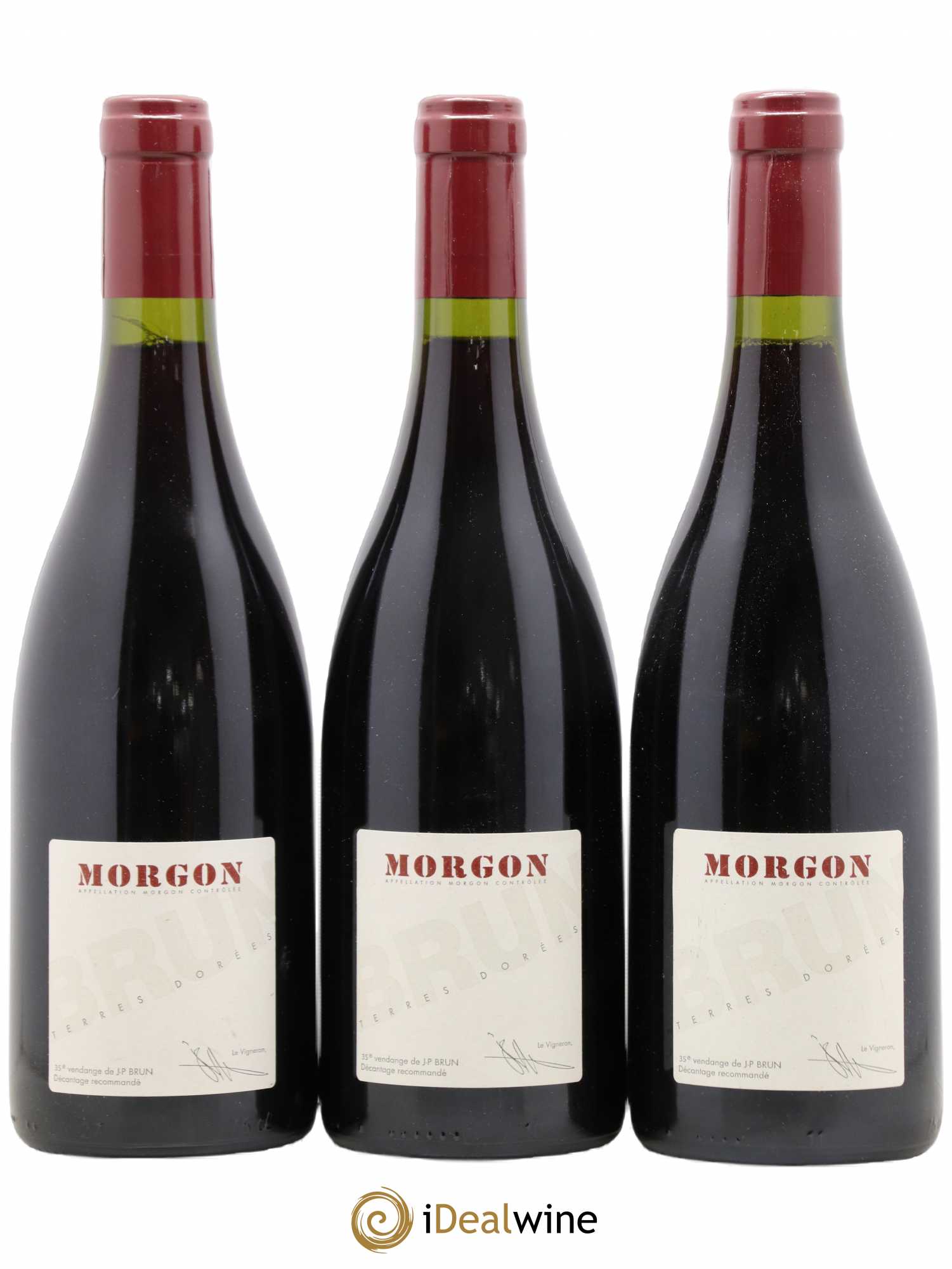 Morgon Terres dorées - J-P. Brun (Domaine des) 2014 - Lot de 3 bouteilles - 0