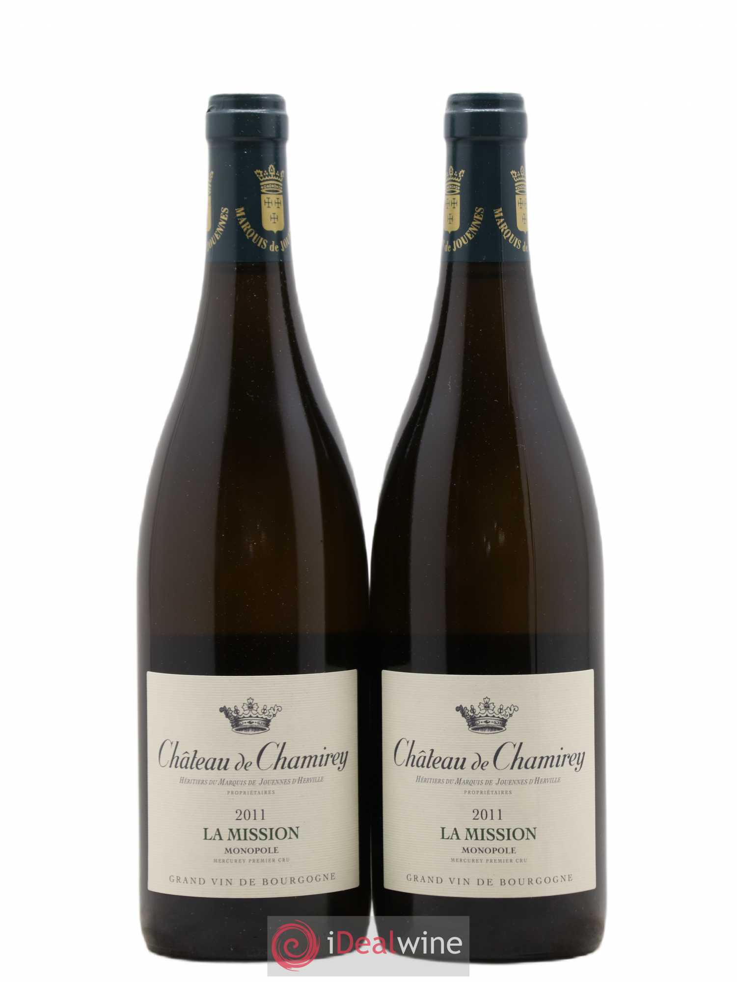 Mercurey 1er Cru La Mission Château de Chamirey 2011 - Lot de 2 bouteilles - 0