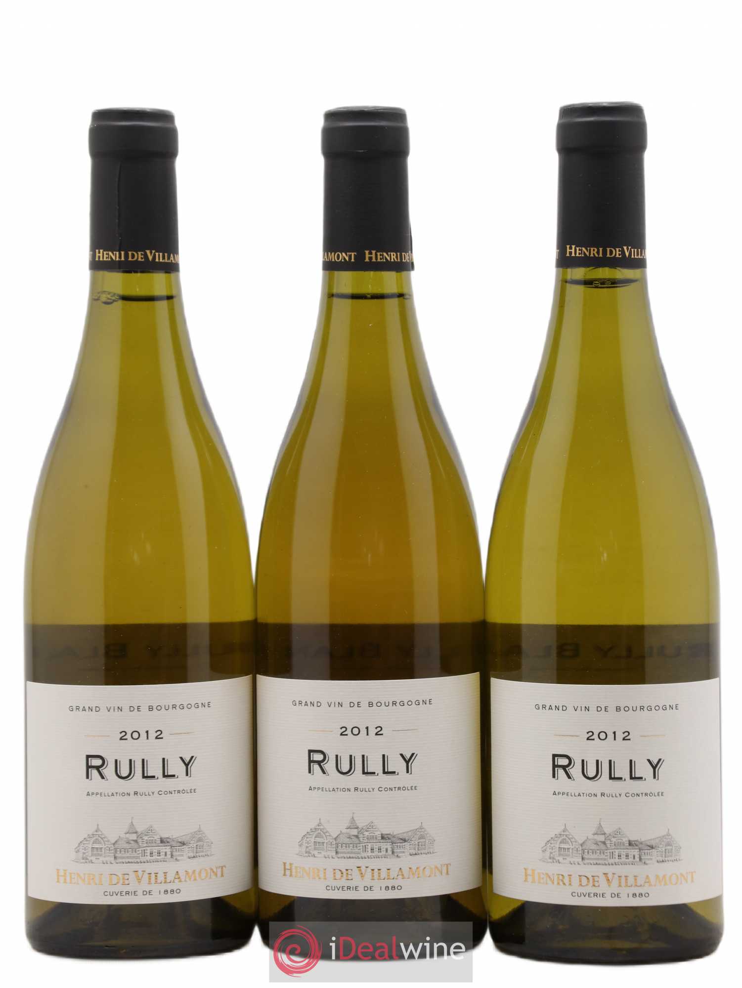 Rully Villamont (sans prix de réserve) 2012 - Posten von 3 Flaschen - 0