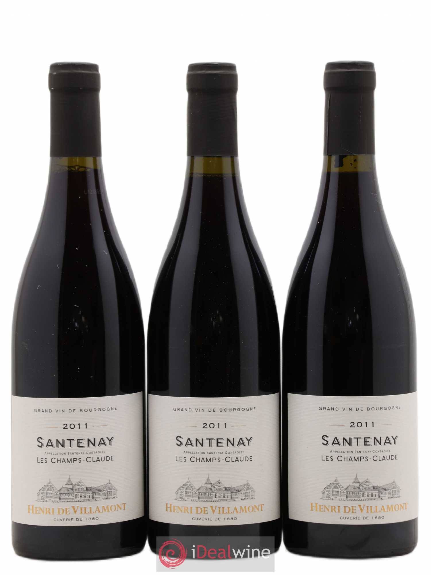 Santenay Les Champs Claude Villamont 2011 - Posten von 3 Flaschen - 0