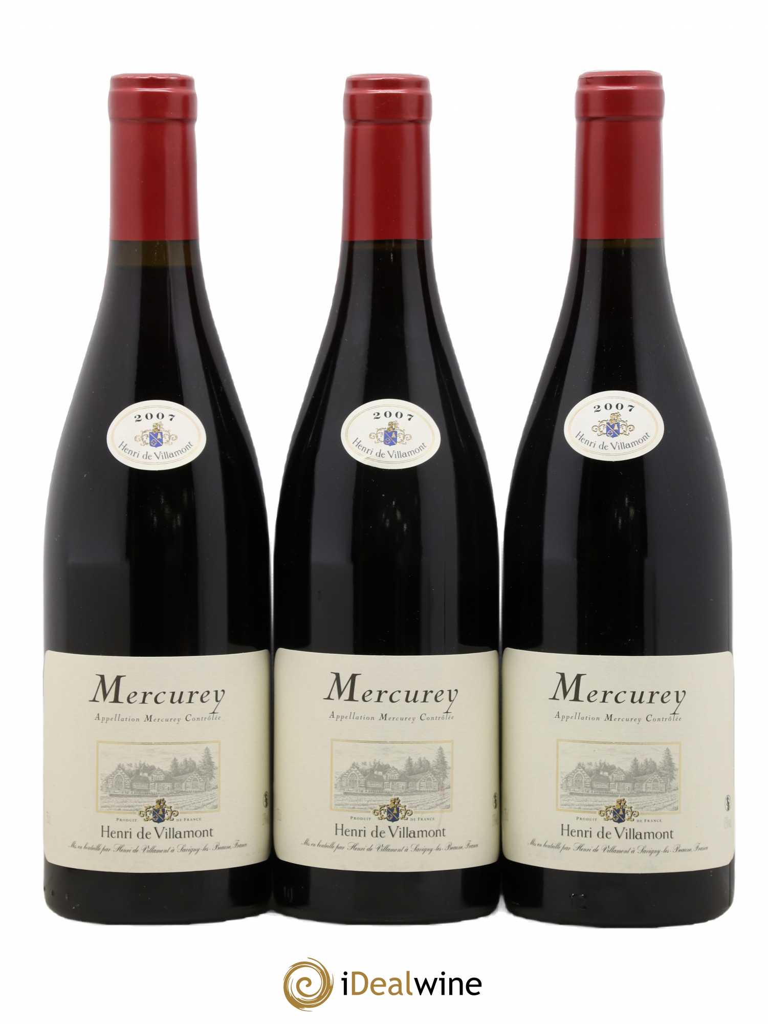 Mercurey Villamont 2007 - Posten von 3 Flaschen - 0
