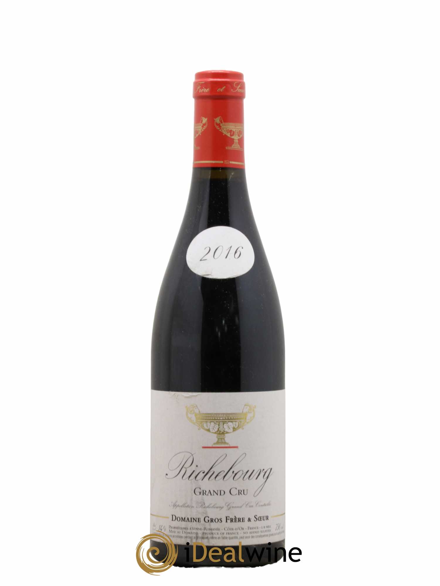 Richebourg Grand Cru Gros Frère & Soeur 2016 - Lot de 1 bouteille - 0