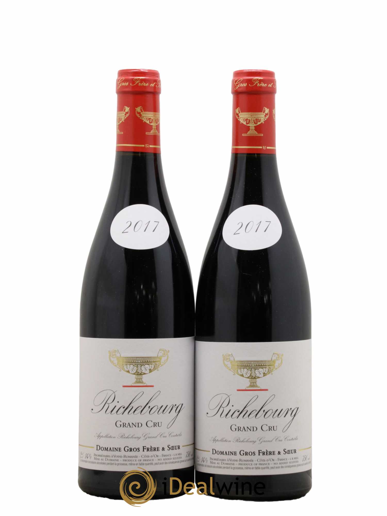 Richebourg Grand Cru Gros Frère & Soeur 2017 - Lot de 2 bouteilles - 0