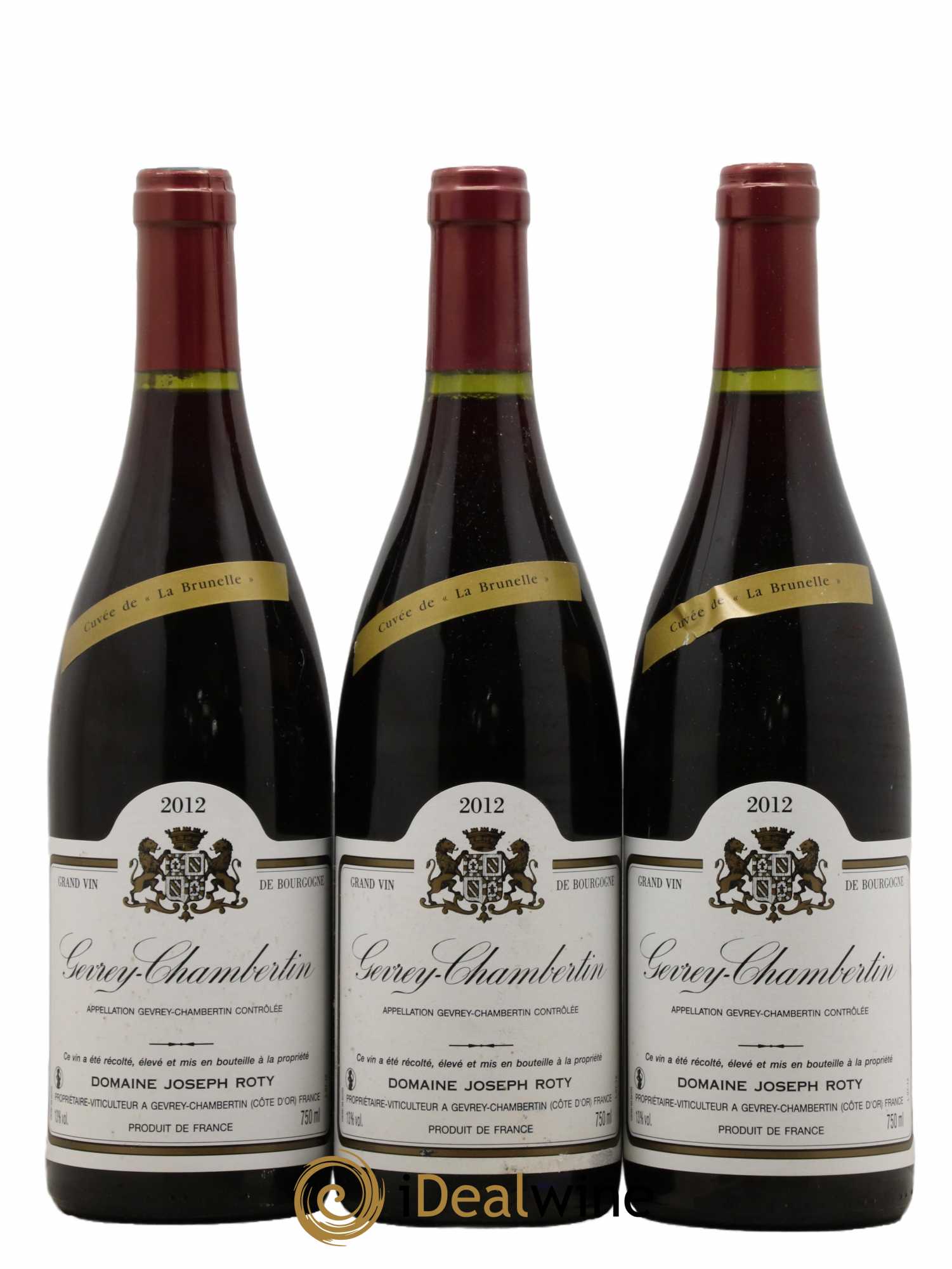 Gevrey-Chambertin Cuvée de la Brunelle Joseph Roty (Domaine) 2012 - Lot de 3 bouteilles - 0