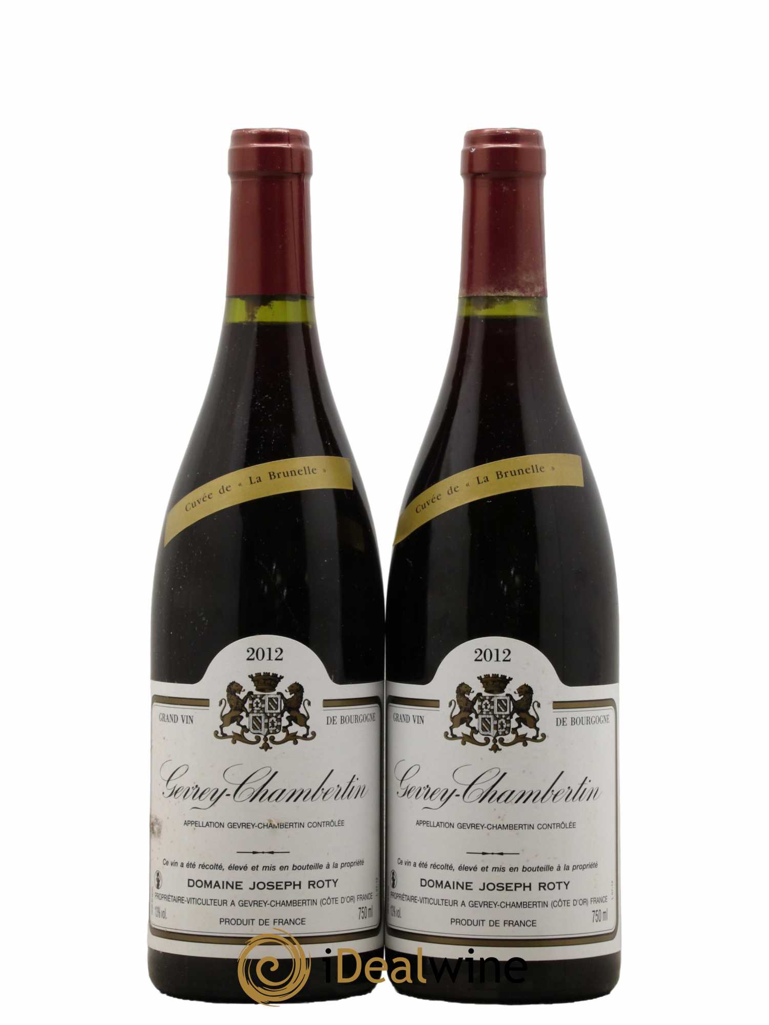 Gevrey-Chambertin Cuvée de la Brunelle Joseph Roty (Domaine) 2012 - Lot de 2 bouteilles - 0