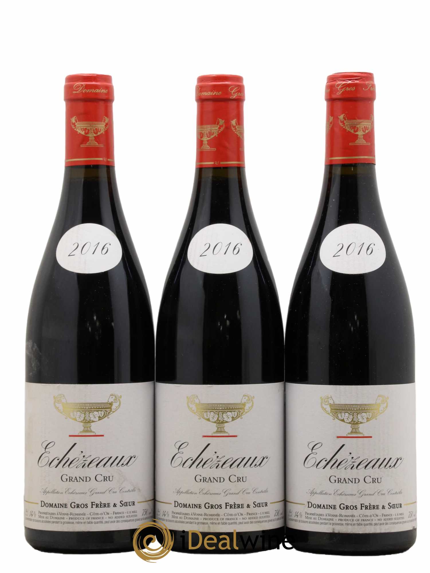 Echezeaux Grand Cru Gros Frère & Soeur 2016 - Lot de 3 bouteilles - 0