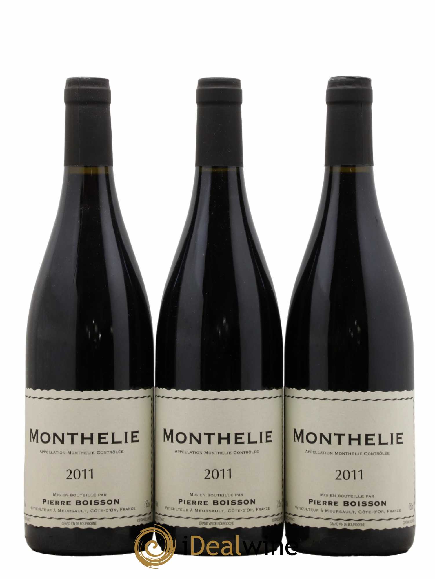 Monthélie Pierre Boisson (Domaine) 2011 - Lot de 3 bouteilles - 0
