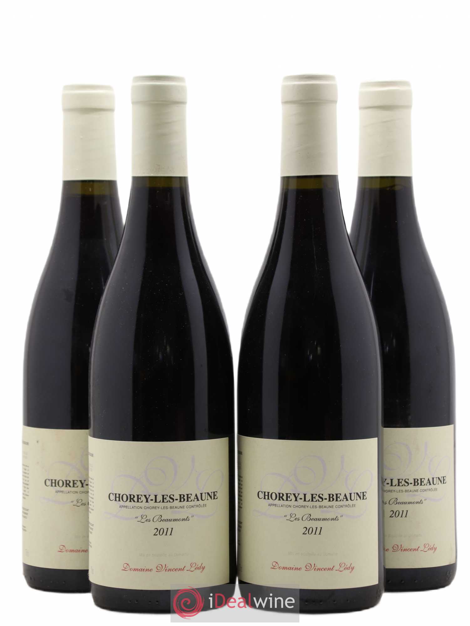 Chorey-lès-Beaune Beaumonts V.Ledy 2011 - Lot de 4 bouteilles - 0