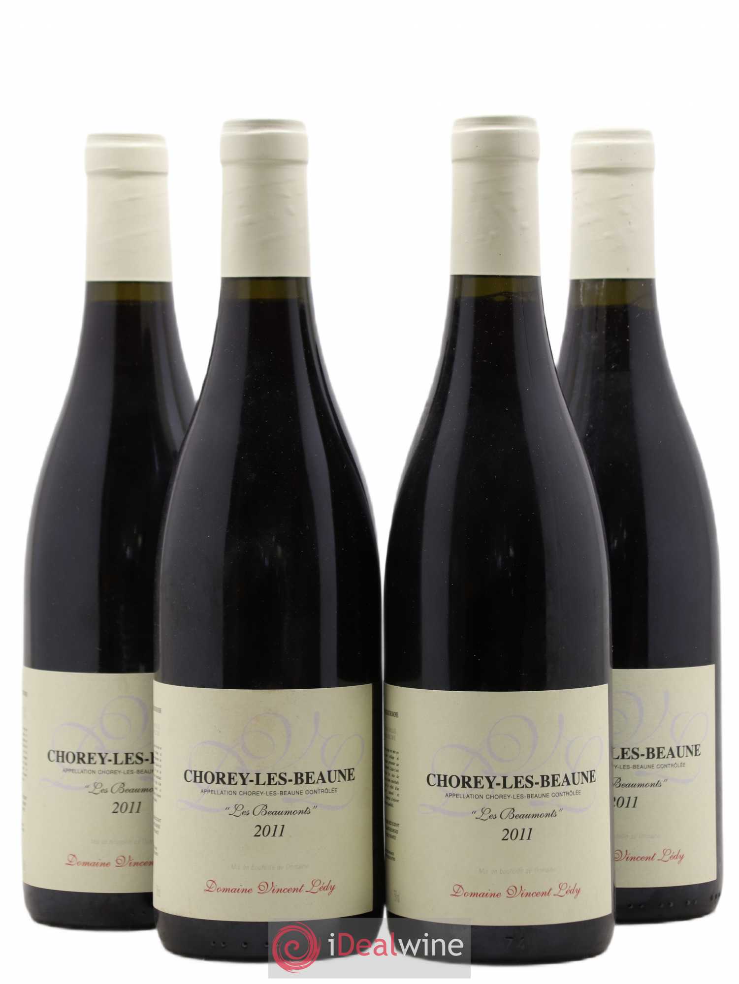 Chorey-lès-Beaune Beaumonts V.Ledy 2011 - Lot de 4 bouteilles - 0
