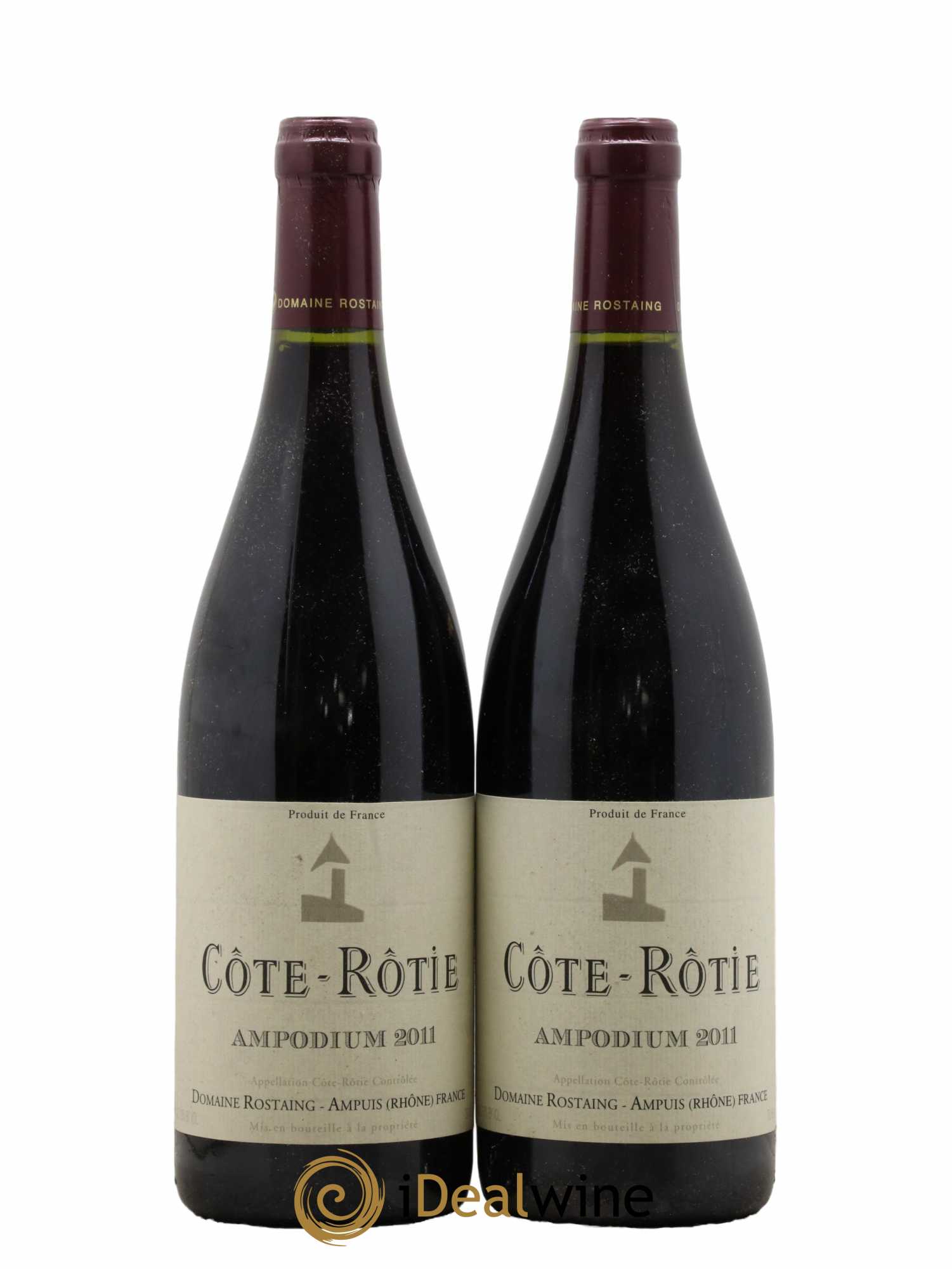 Côte-Rôtie Ampodium René Rostaing 2011 - Lot of 2 bottles - 0