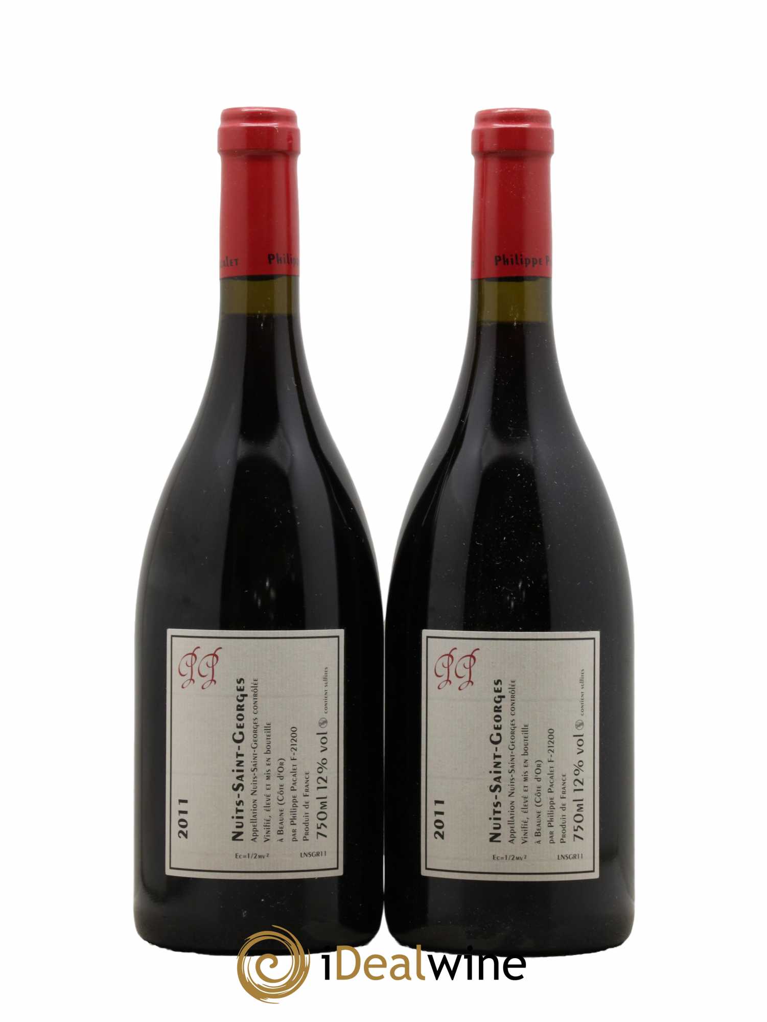 Nuits-Saint-Georges Philippe Pacalet 2011 - Lot de 2 bouteilles - 1