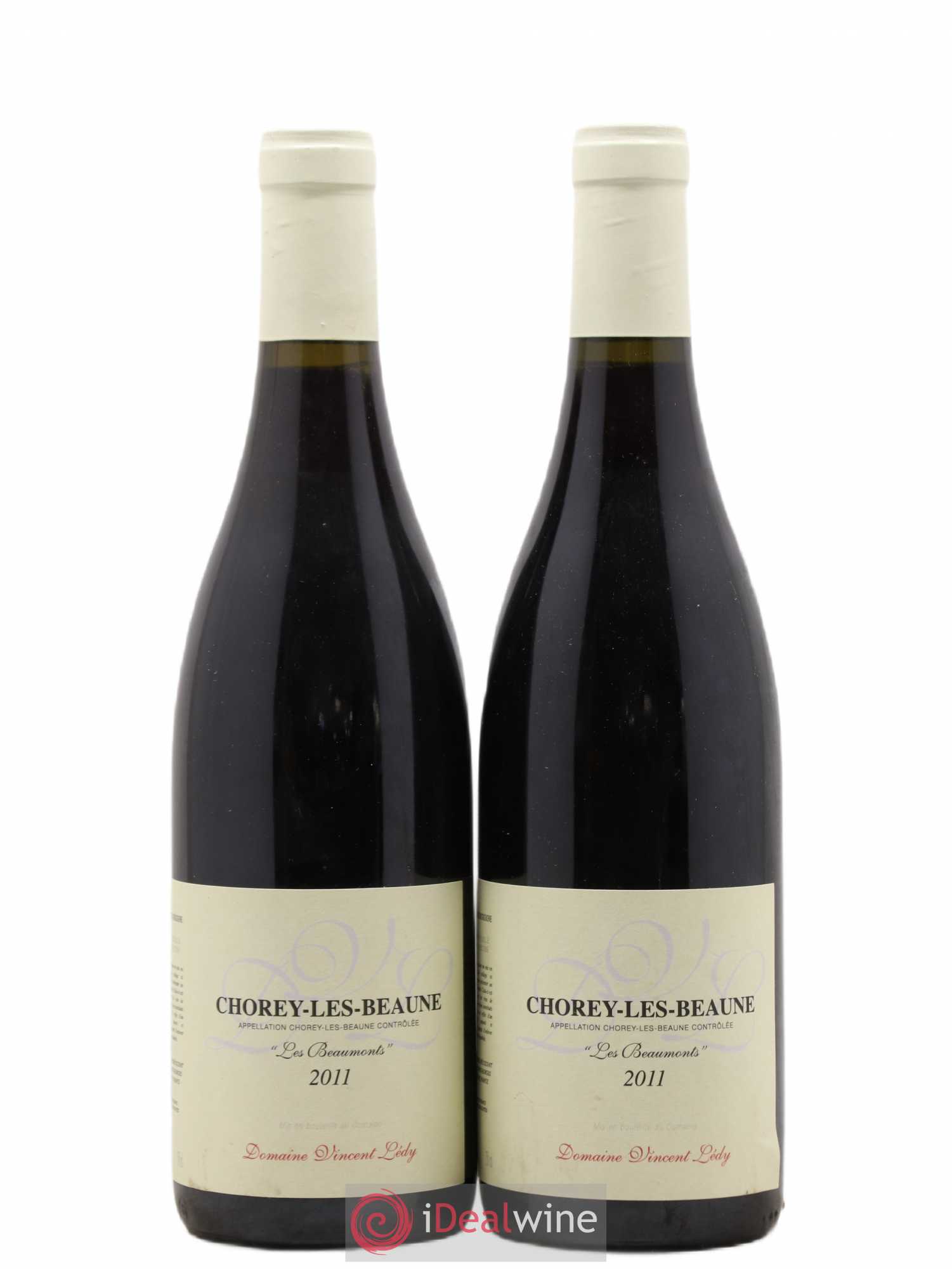Chorey-lès-Beaune Beaumonts V.Ledy 2011 - Posten von 2 Flaschen - 0