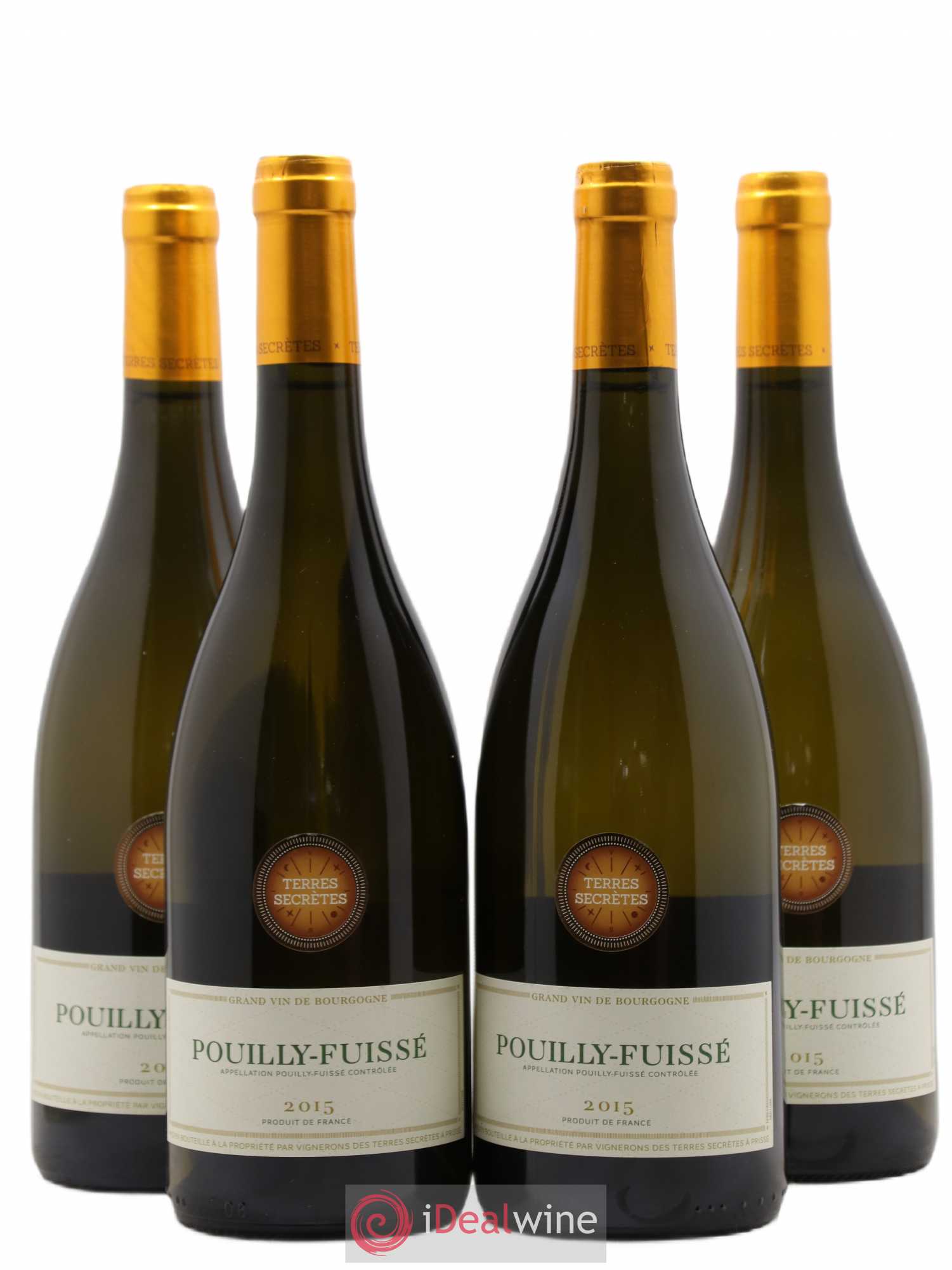 Pouilly-Fuissé Terres Secrètes (sans prix de réserve) 2015 - Posten von 4 Flaschen - 0