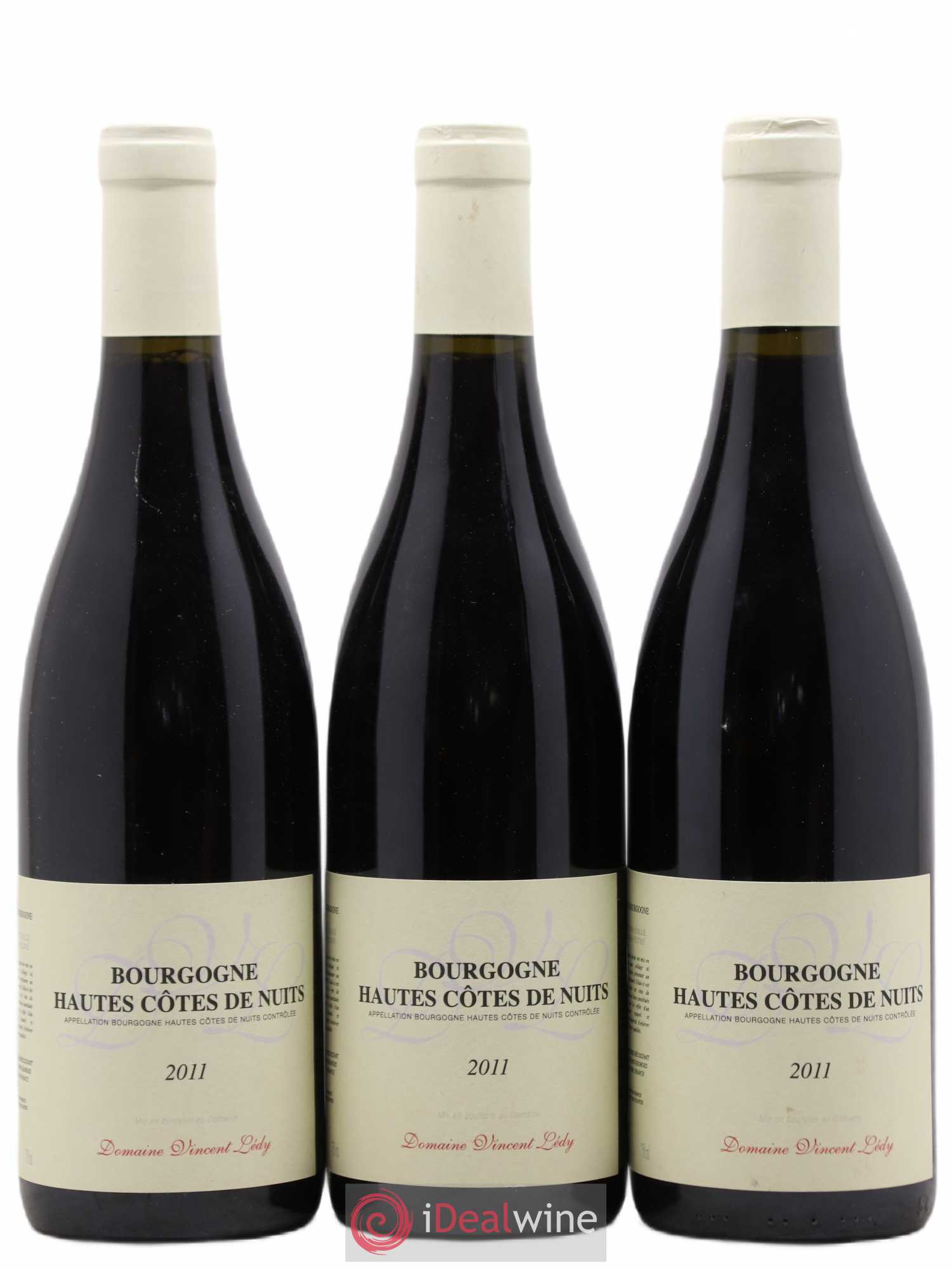 Hautes-Côtes de Nuits V. Ledy 2011 - Posten von 3 Flaschen - 0