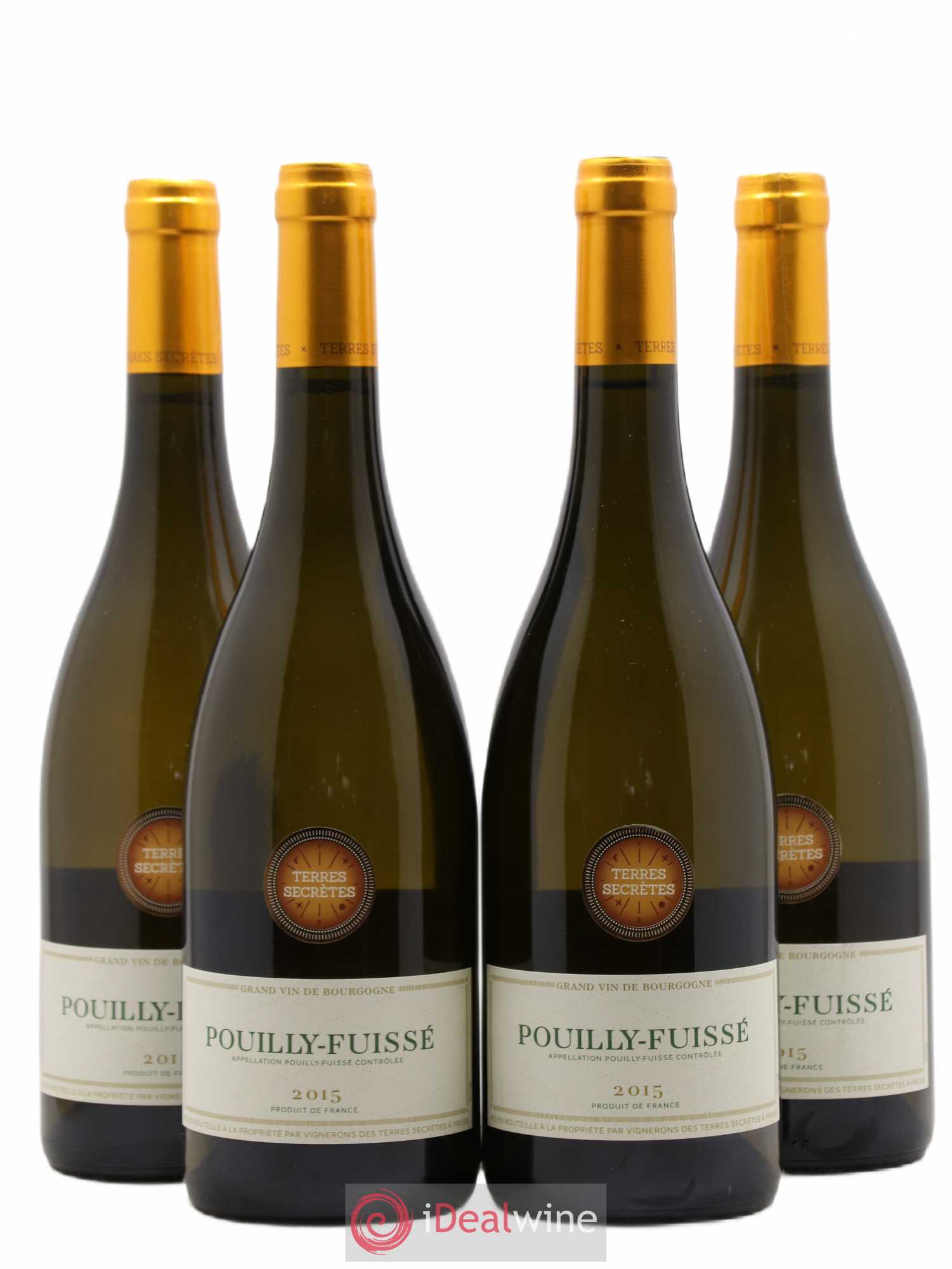 Pouilly-Fuissé Terres Secrètes (sans prix de réserve) 2015 - Posten von 4 Flaschen - 0