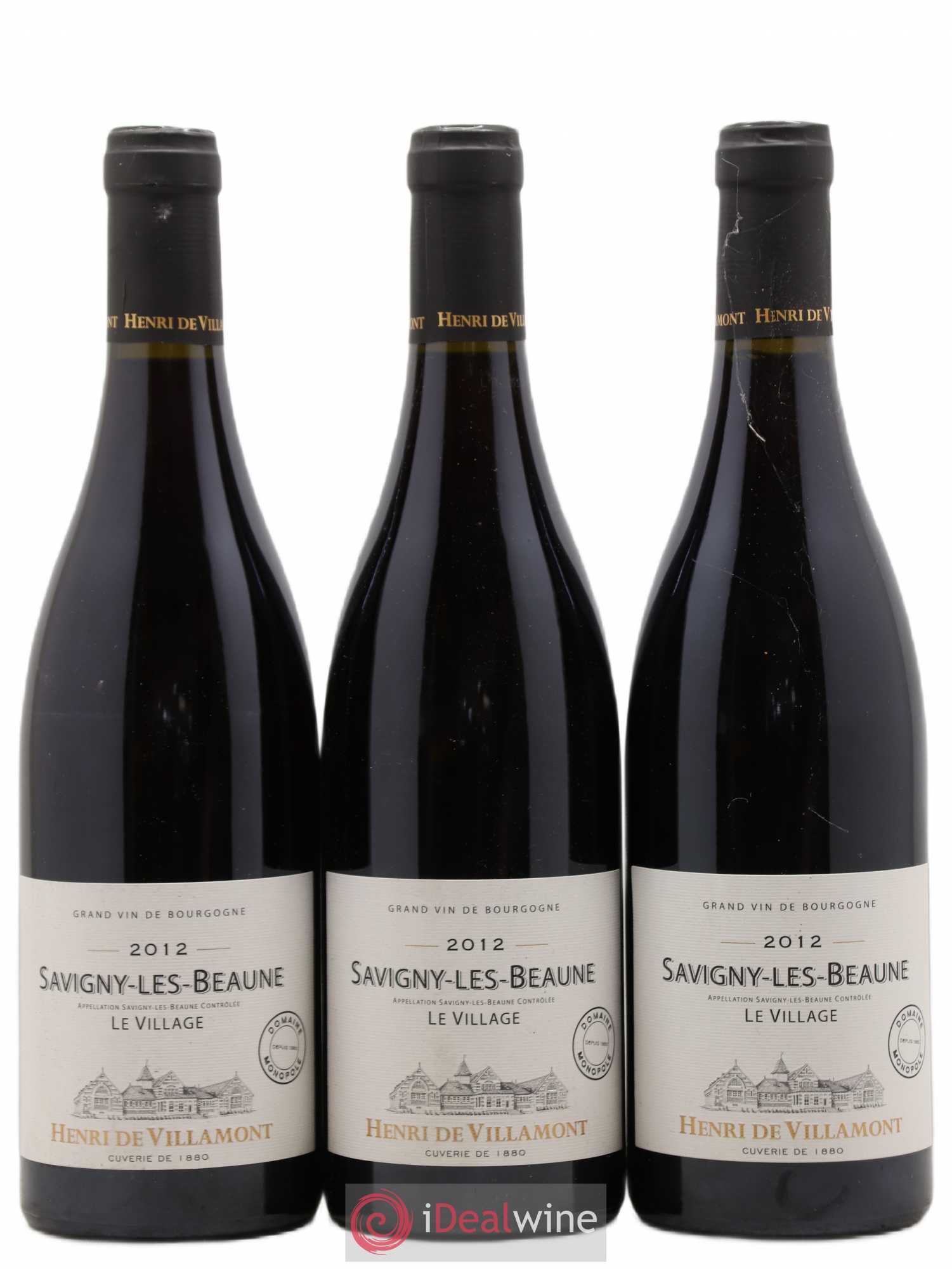 Savigny-lès-Beaune Le Village Villamont 2012 - Posten von 3 Flaschen - 0