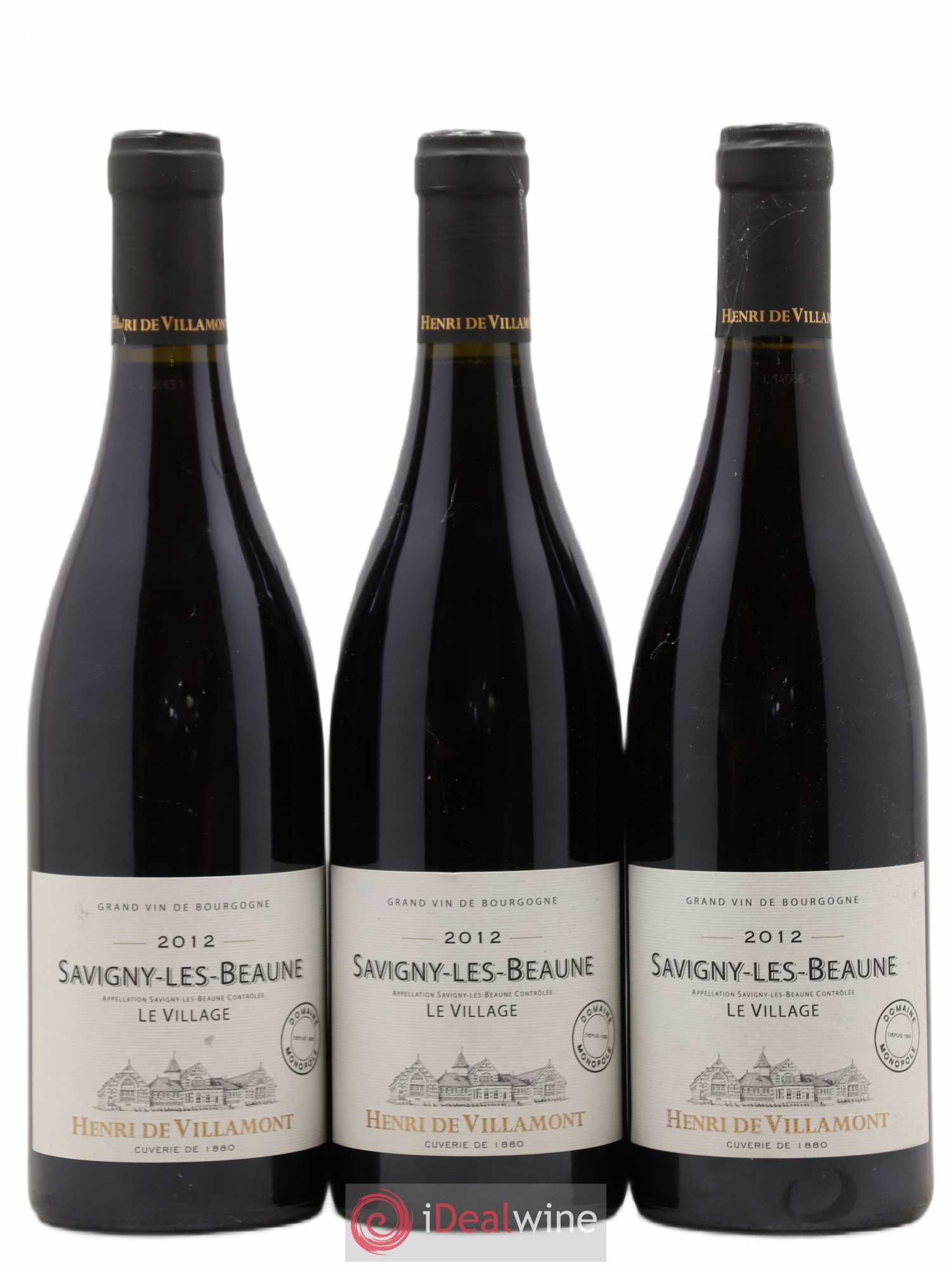 Savigny-lès-Beaune Le Village Villamont 2012 - Posten von 3 Flaschen - 0
