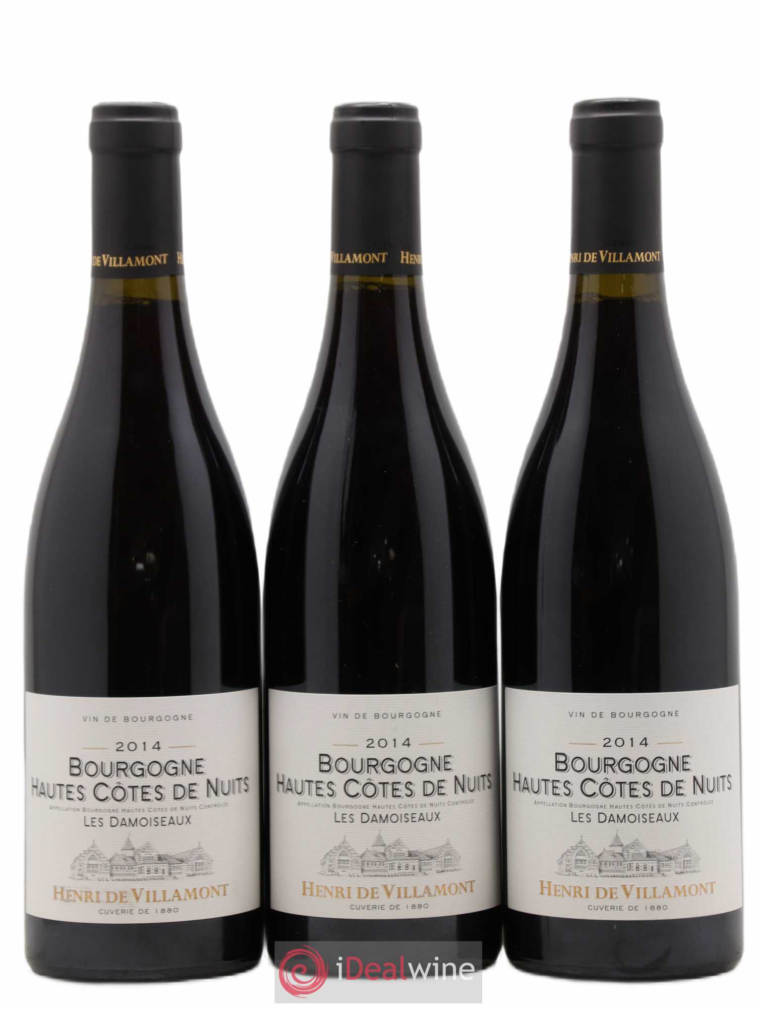 Hautes-Côtes de Nuits Les Damoiseaux Villamont 2014 - Posten von 3 Flaschen - 0