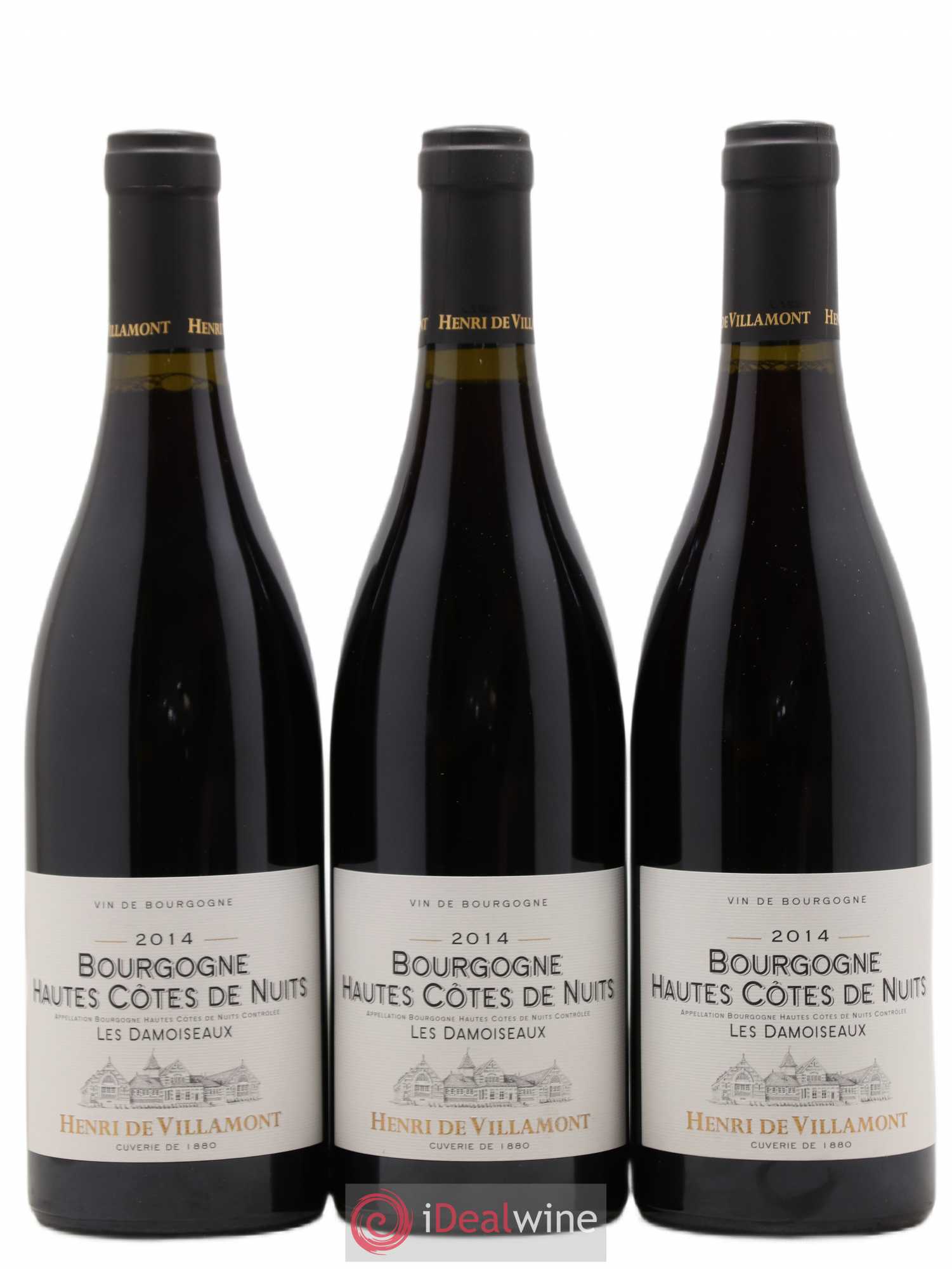 Hautes-Côtes de Nuits Les Damoiseaux Villamont 2014 - Posten von 3 Flaschen - 0
