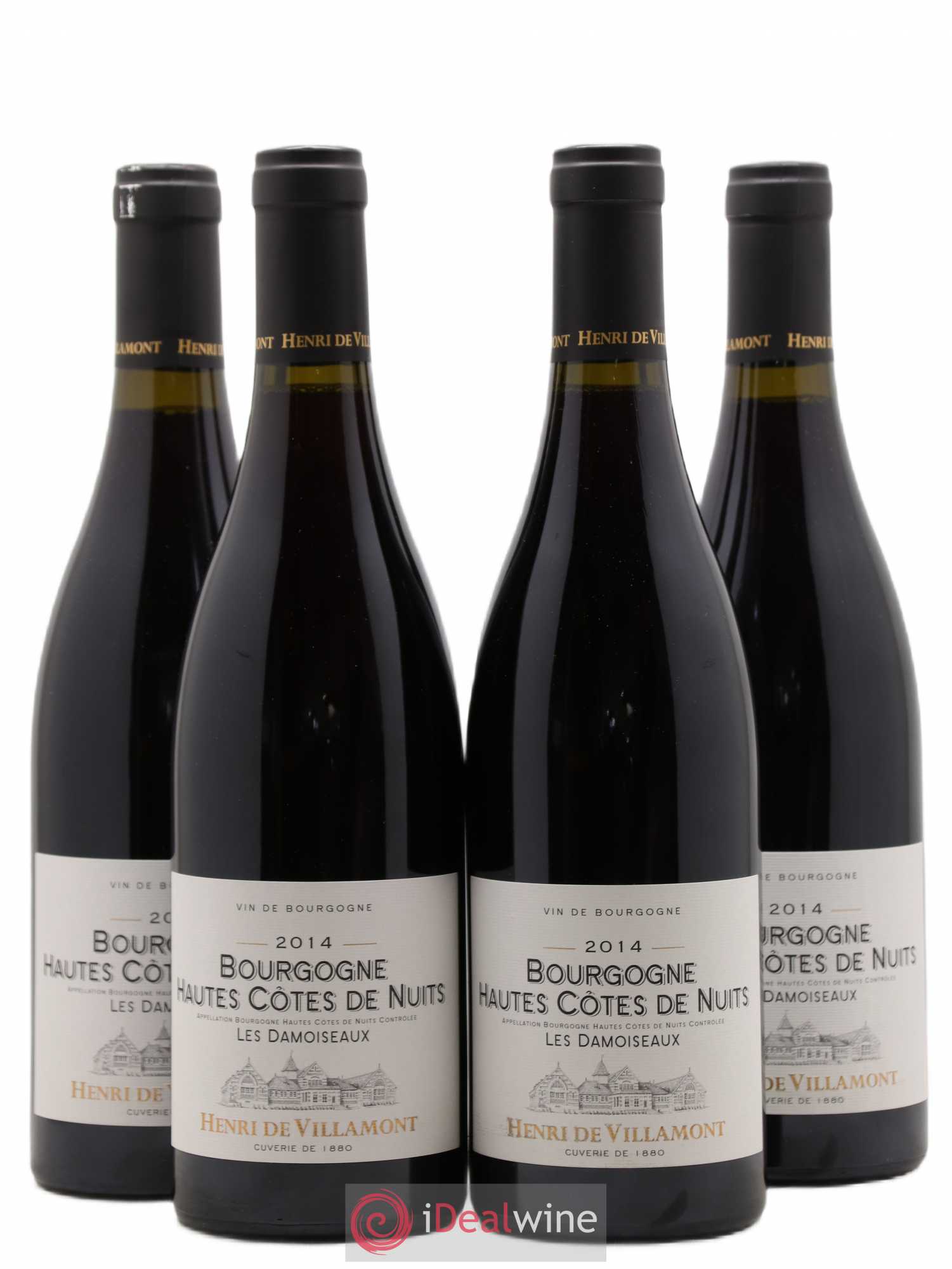 Hautes-Côtes de Nuits Les Damoiseaux Villamont 2014 - Posten von 4 Flaschen - 0