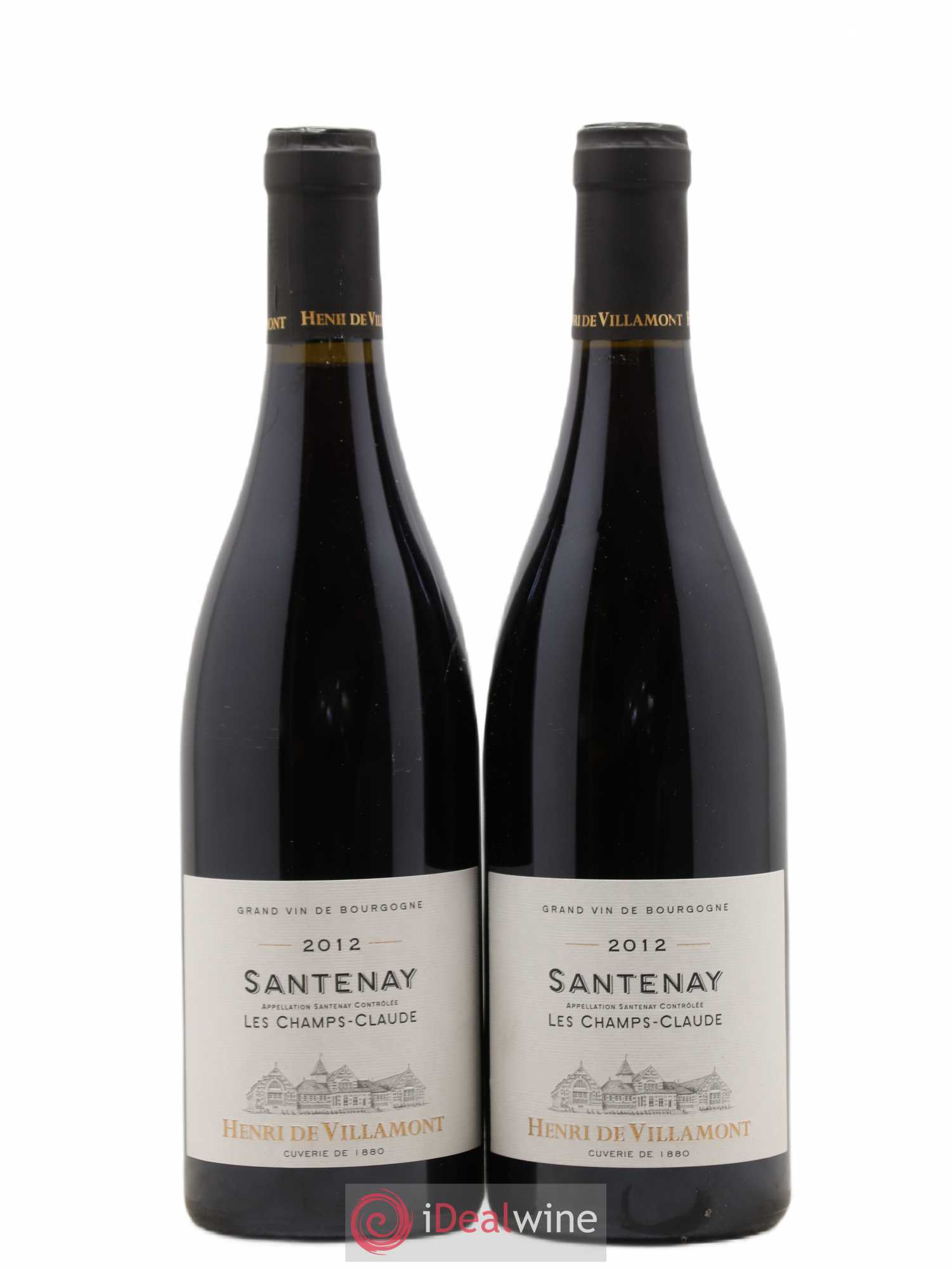 Santenay Les Champs Claude Villamont (sans prix de réserve) 2012 - Posten von 2 Flaschen - 0
