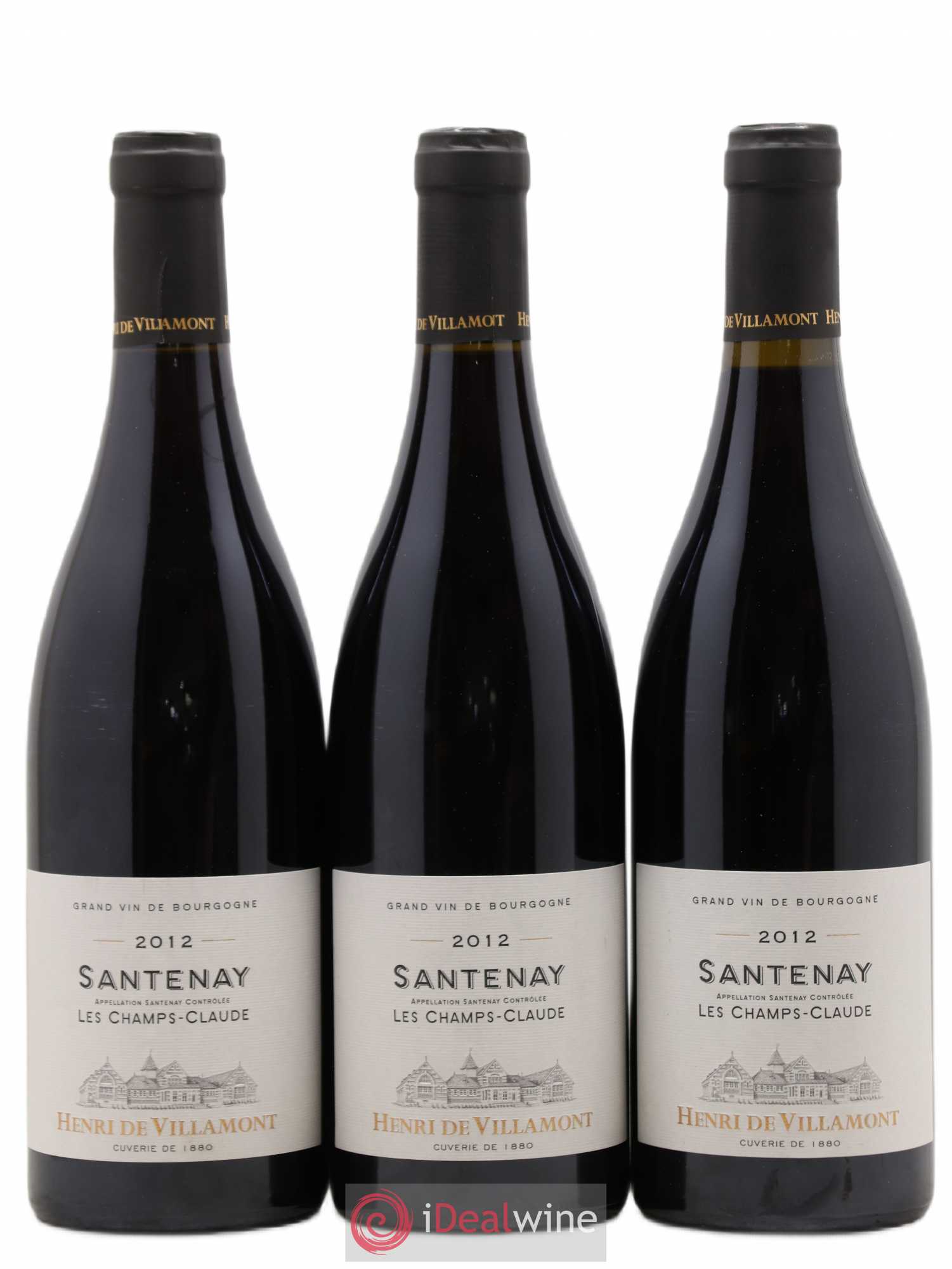 Santenay Les Champs Claude Villamont (sans prix de réserve) 2012 - Posten von 3 Flaschen - 0