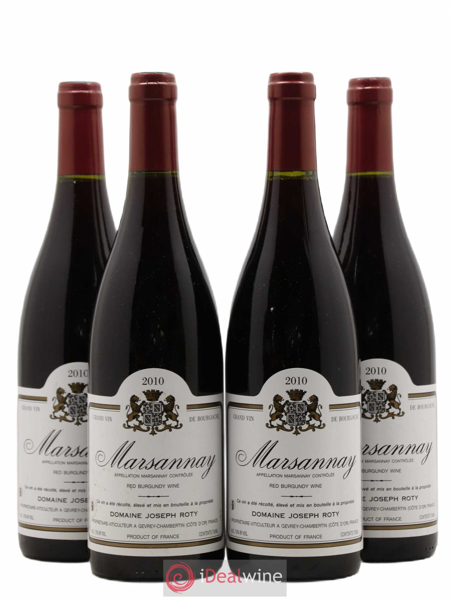 Marsannay Joseph Roty (Domaine) 2010 - Lot de 4 bouteilles - 0