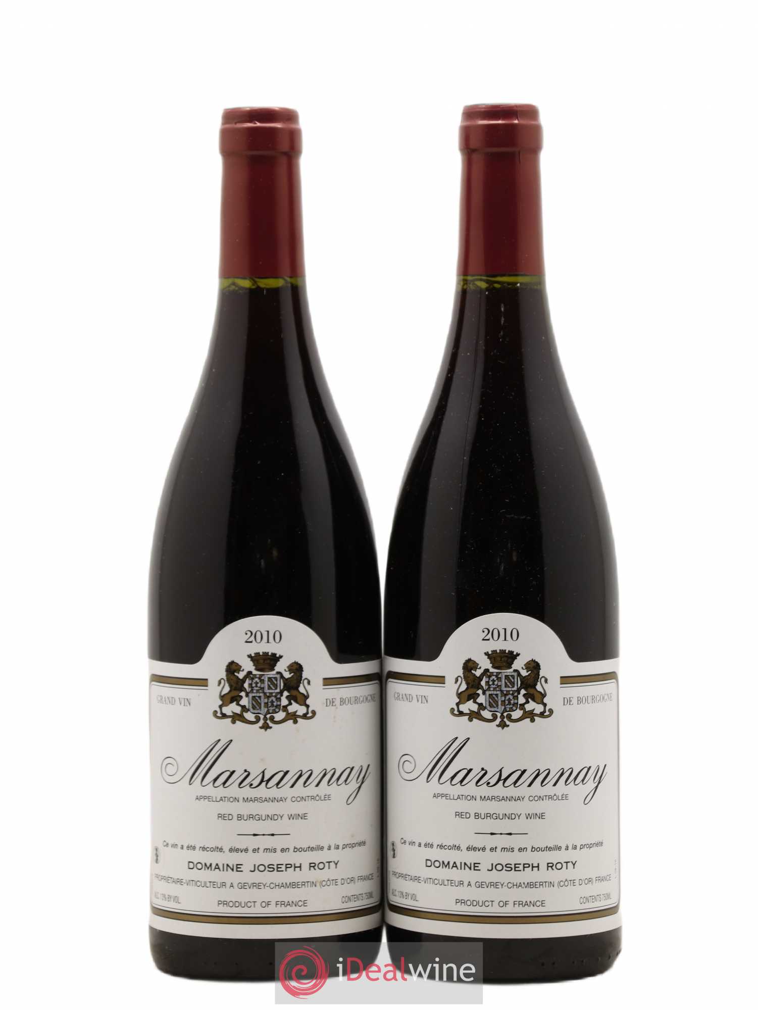 Marsannay Joseph Roty (Domaine) 2010 - Lot de 2 bouteilles - 0