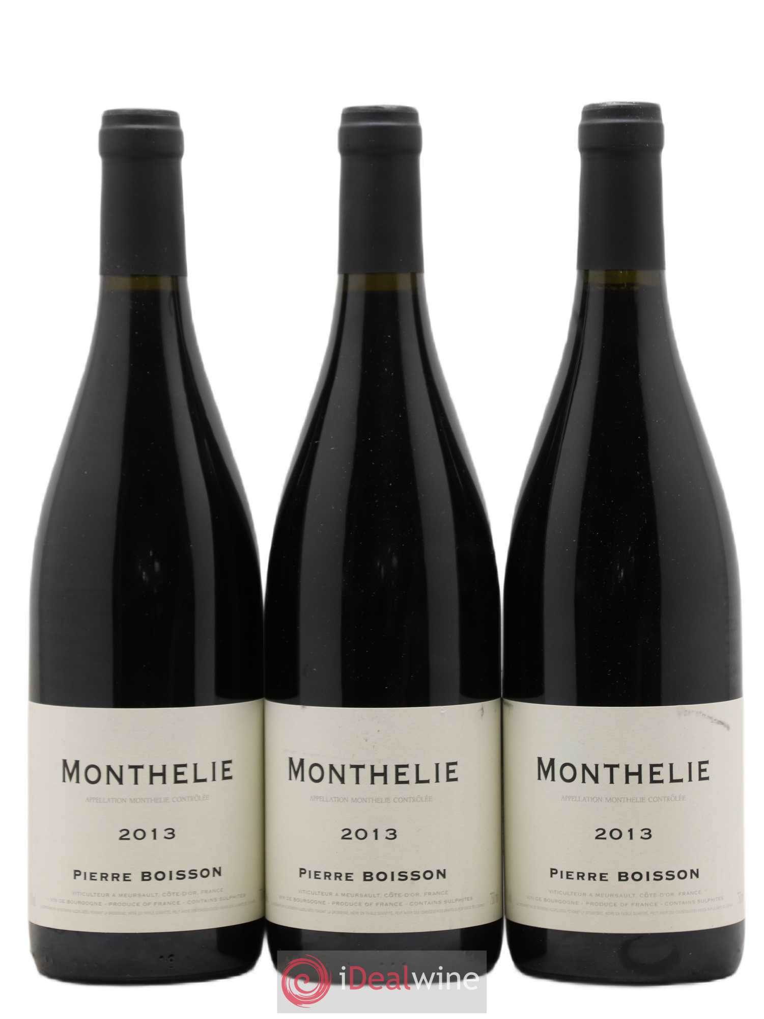 Monthélie Pierre Boisson (Domaine) 2013 - Lot de 3 bouteilles - 0