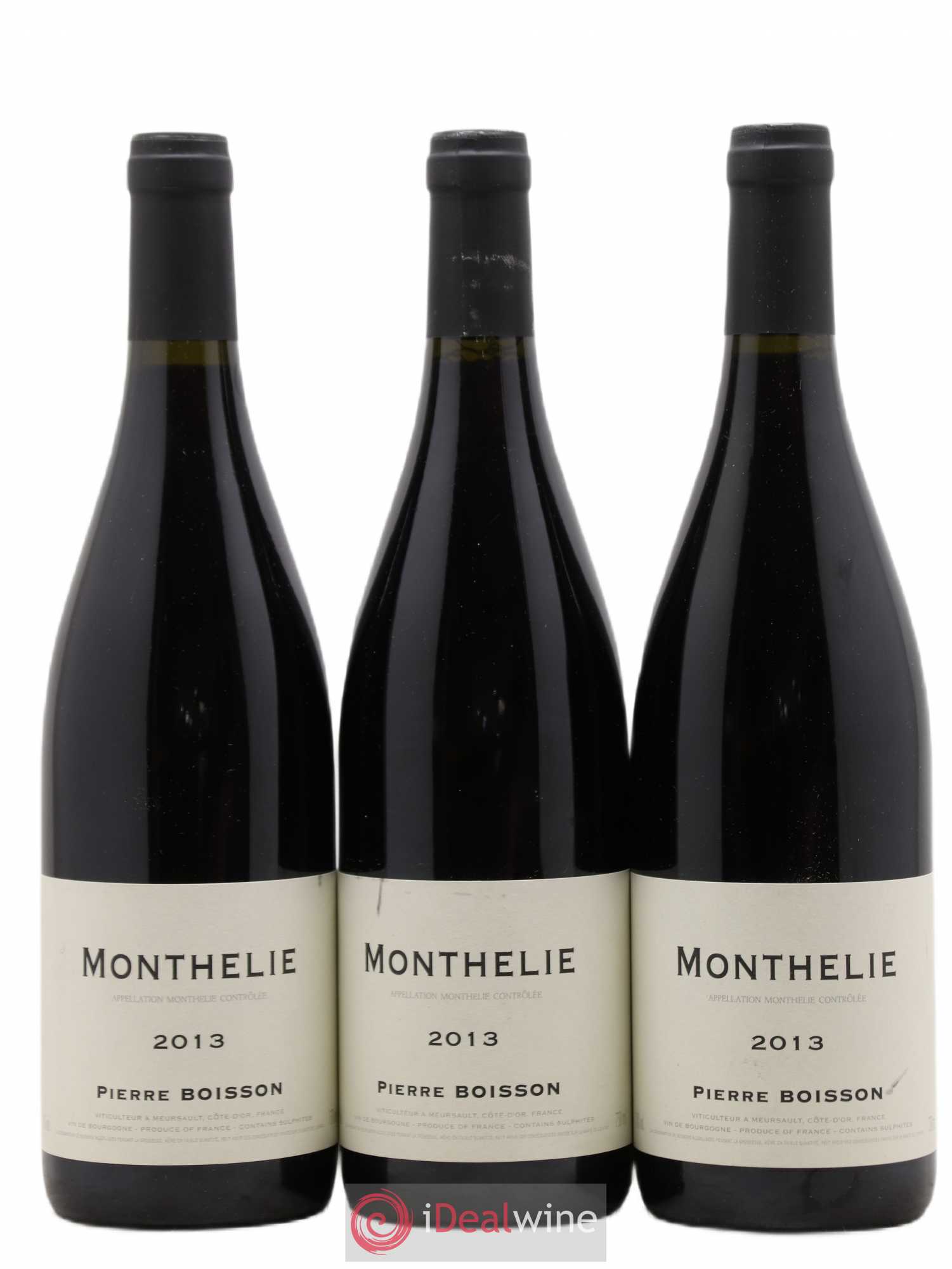 Monthélie Pierre Boisson (Domaine) 2013 - Lot de 3 bouteilles - 0